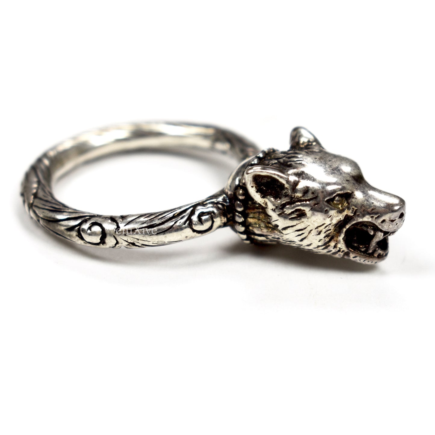 Gucci - Silver Anger Forest Wolf Ring