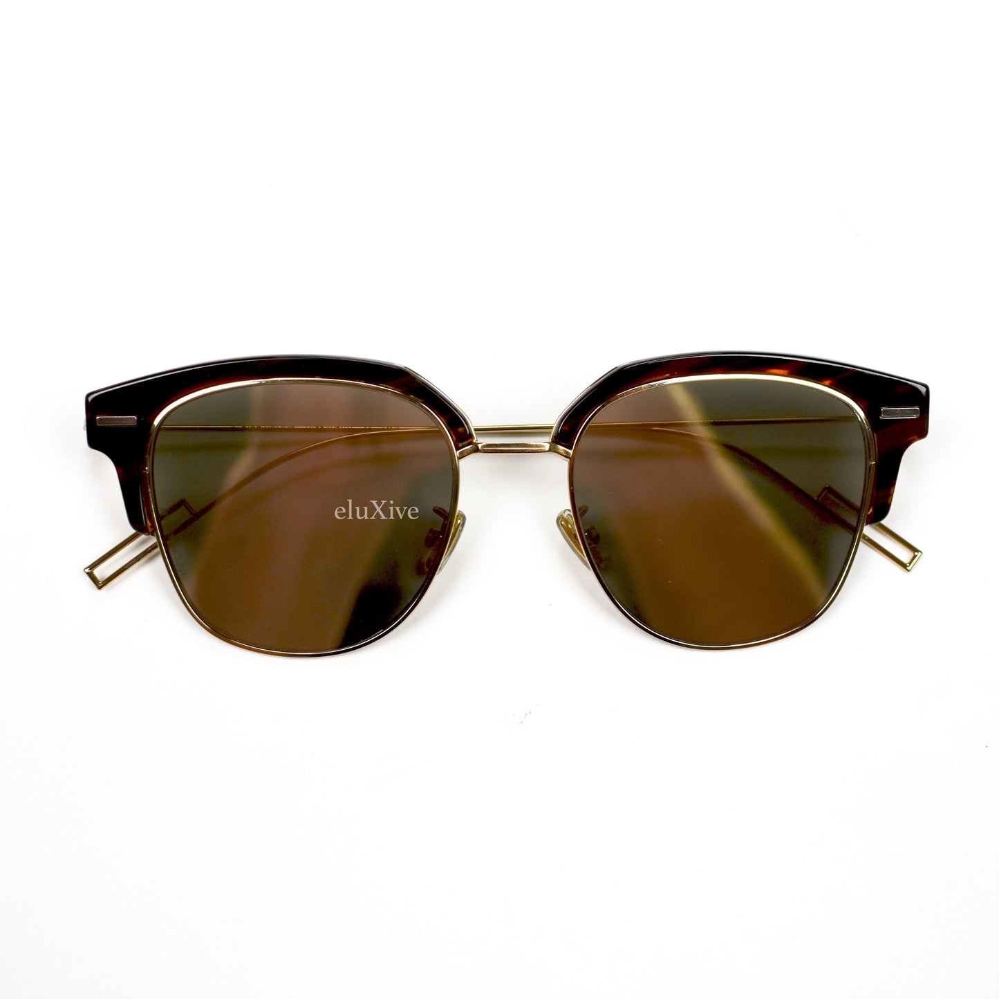 Dior - Champagne Lens Tensity Clubmaster Sunglasses