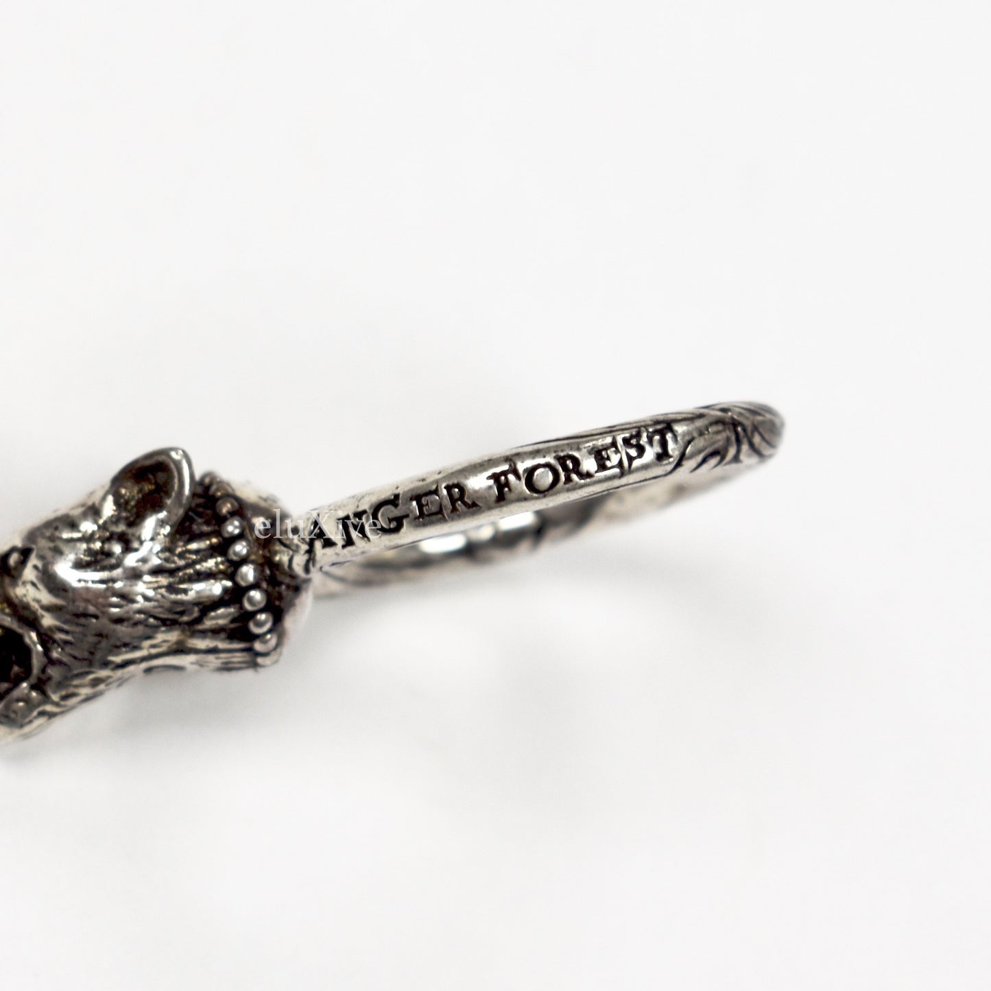 Gucci - Silver Anger Forest Wolf Ring