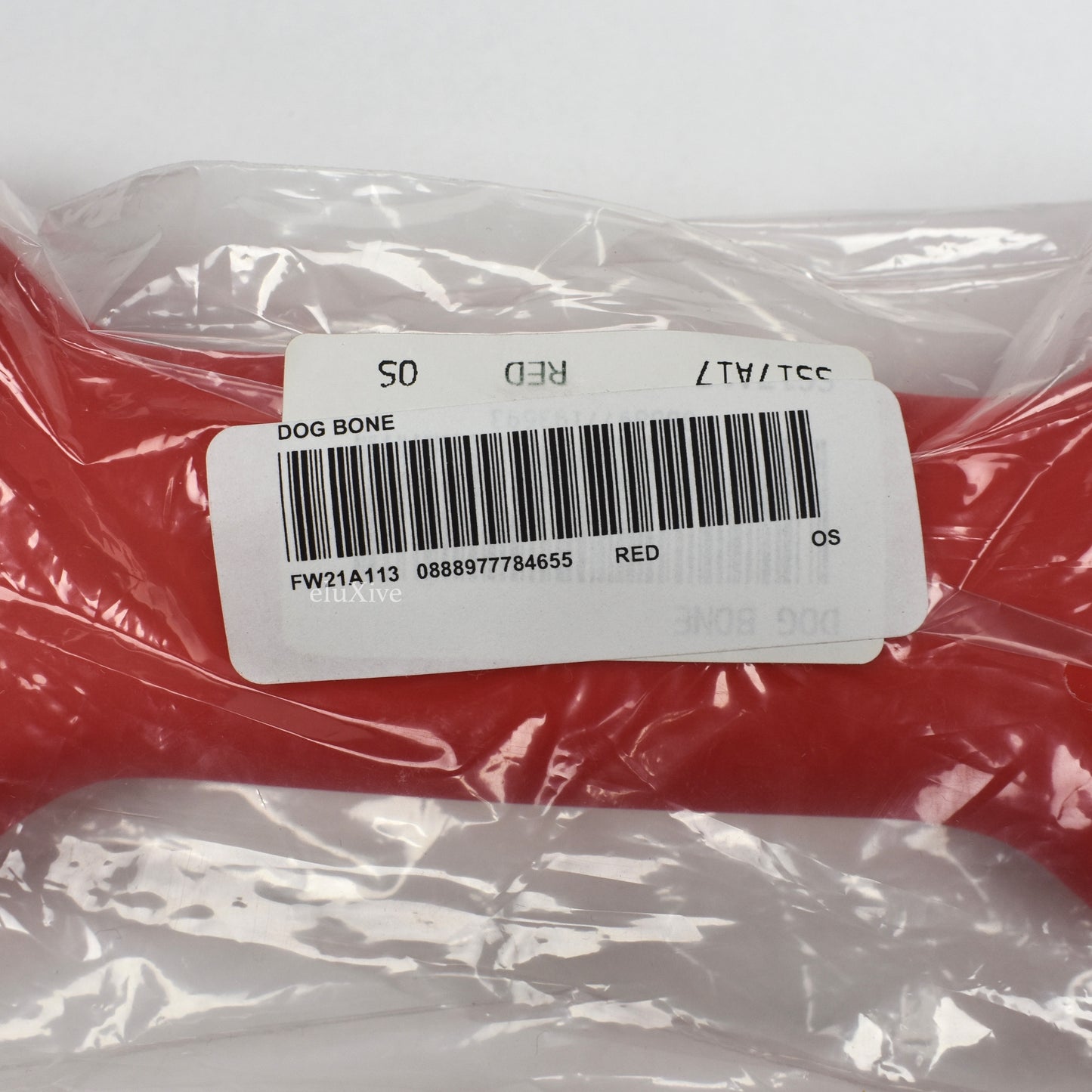 Supreme - Red Box Logo Dog Bone