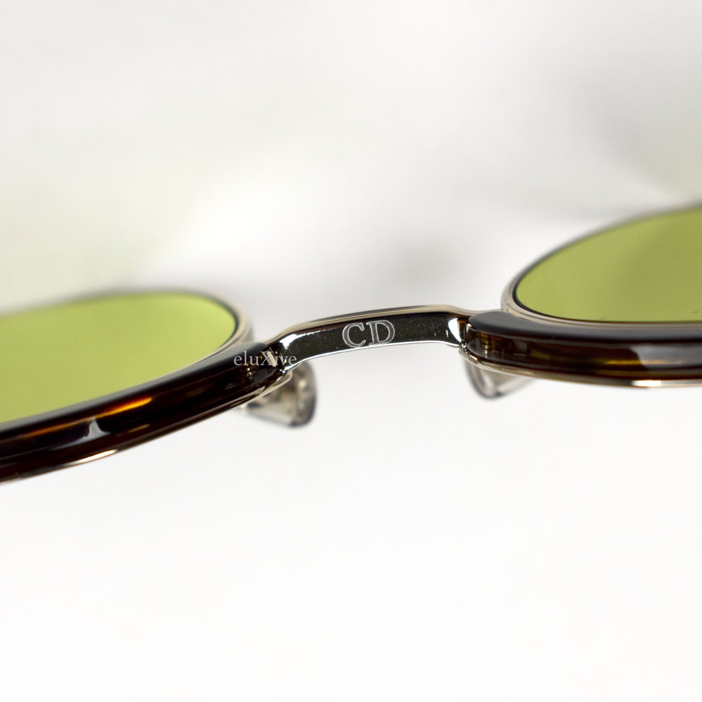 Dior - Gold Lens Tensity Clubmaster Sunglasses
