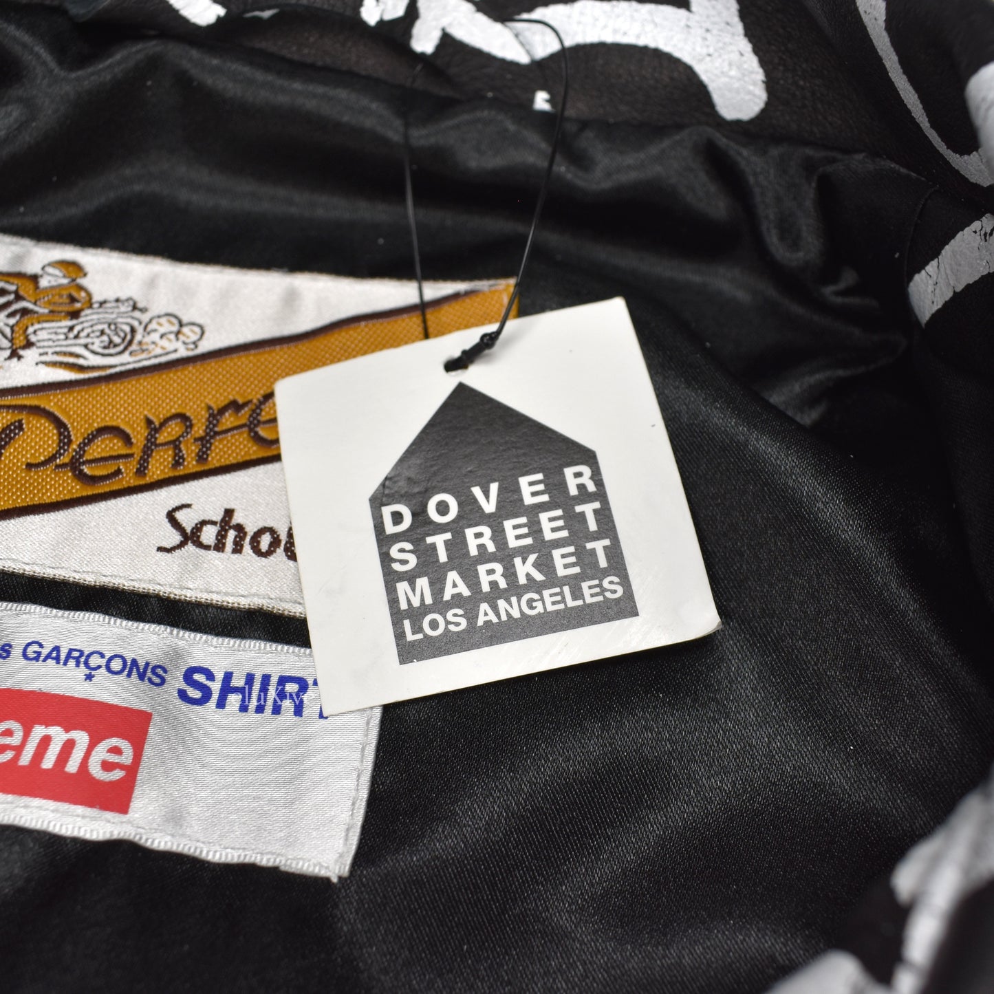 Supreme x Comme des Garcons x Schott - Leather Biker Jacket