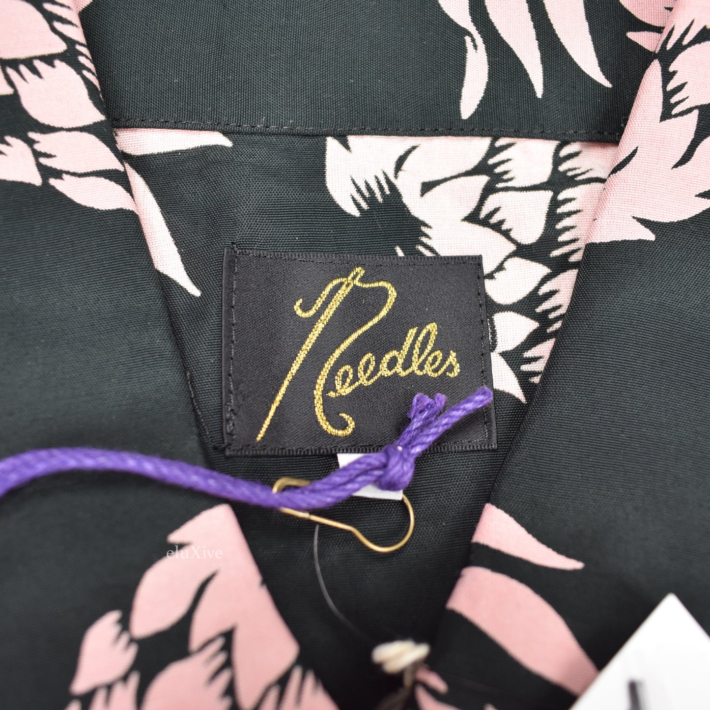 Needles - Black Pineapple Print Rayon Shirt