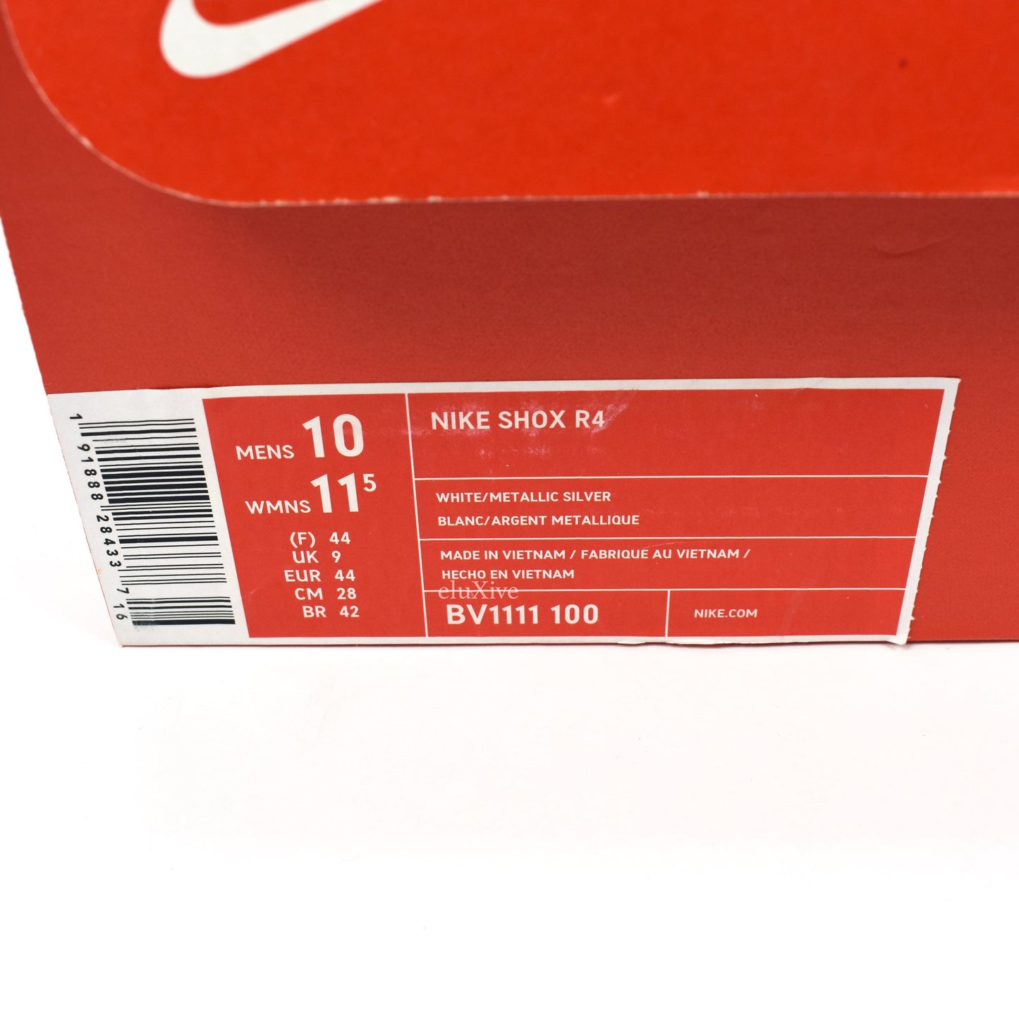 Nike - Shox R4 OG (White/Silver/Red)