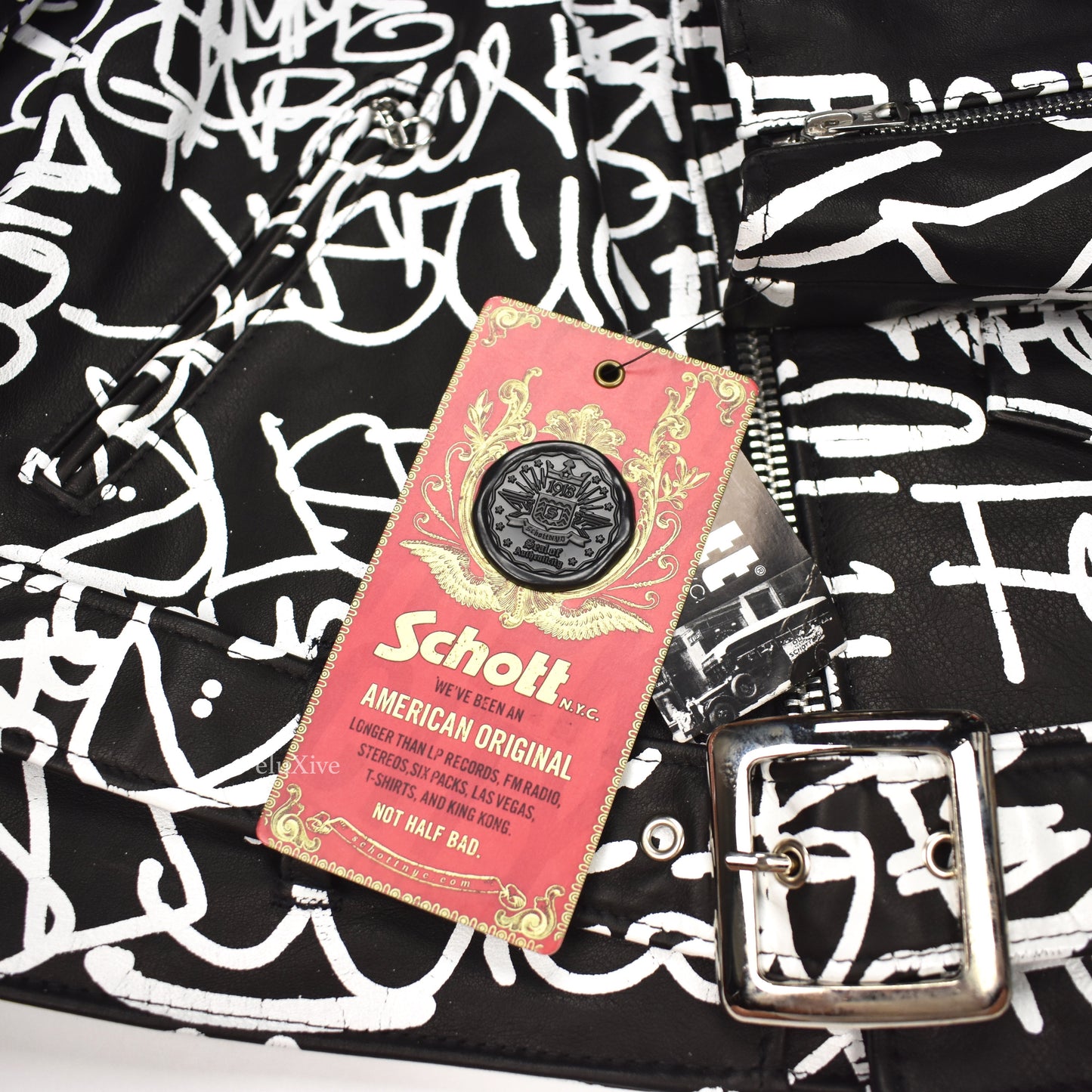 Supreme x Comme des Garcons x Schott - Leather Biker Jacket