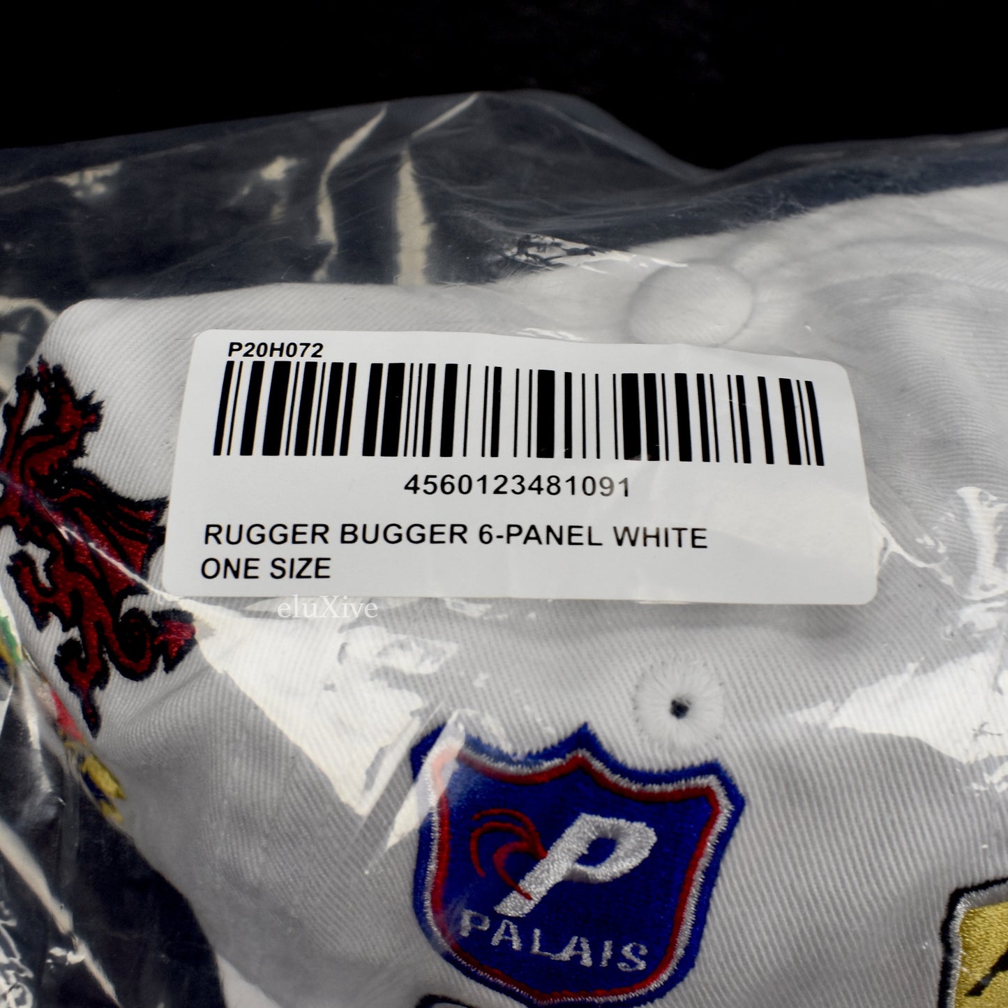 Palace - Rugger Bugger Logo Embroidered Hat (White)