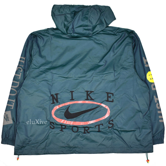 Nike x Cactus Plant Flea Market - Logo Print Anorak Jacket (Teal)