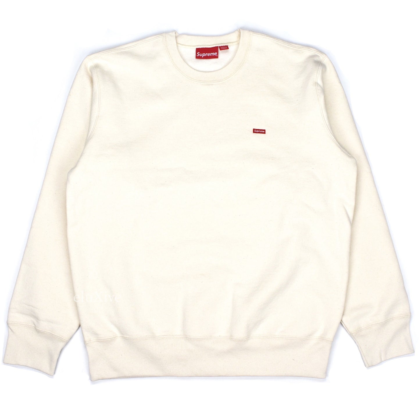 Supreme - Small Box Logo Crewneck Sweatshirt (Natural)