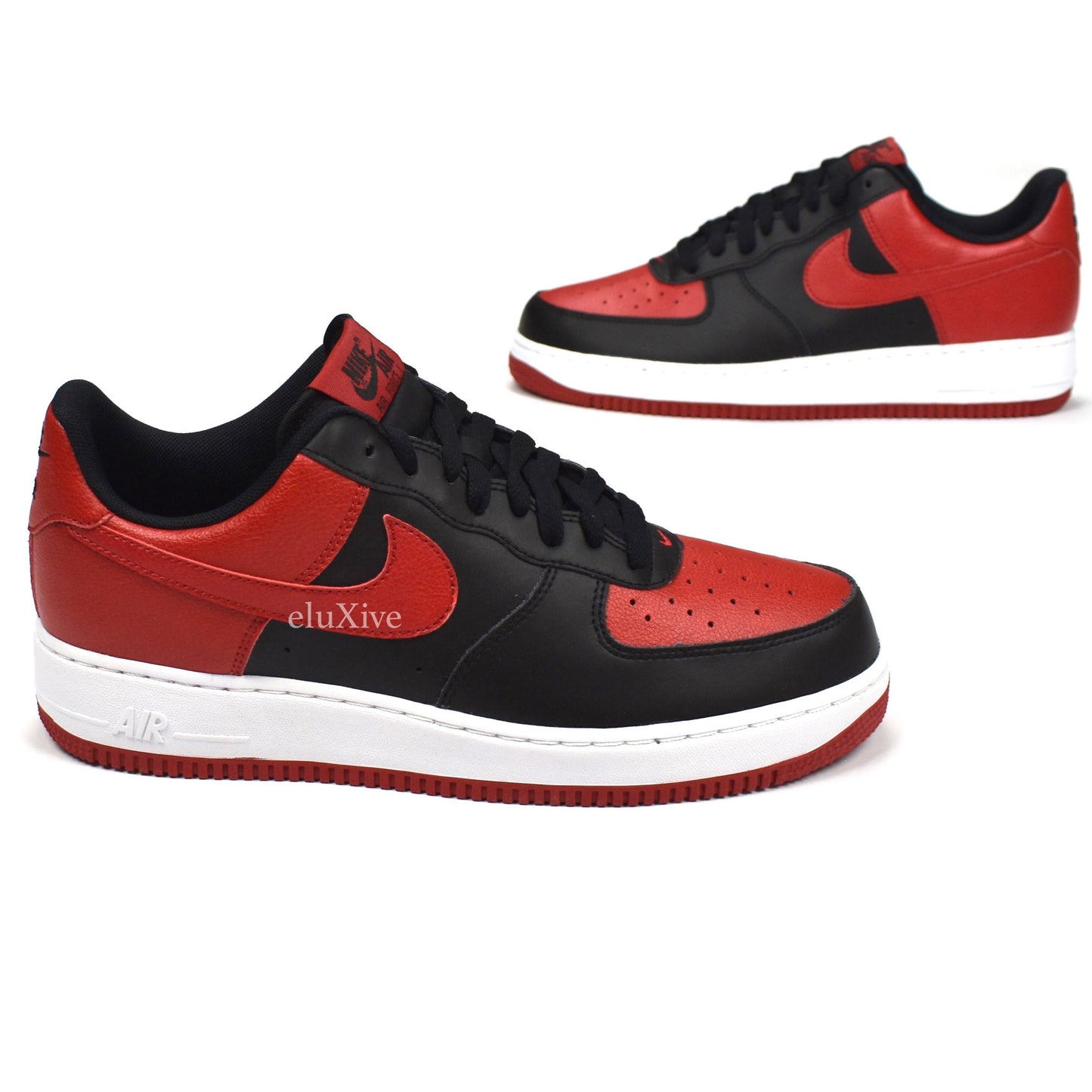 Nike - Air Force 1 Low 'Bred' (Black/Gym Red)