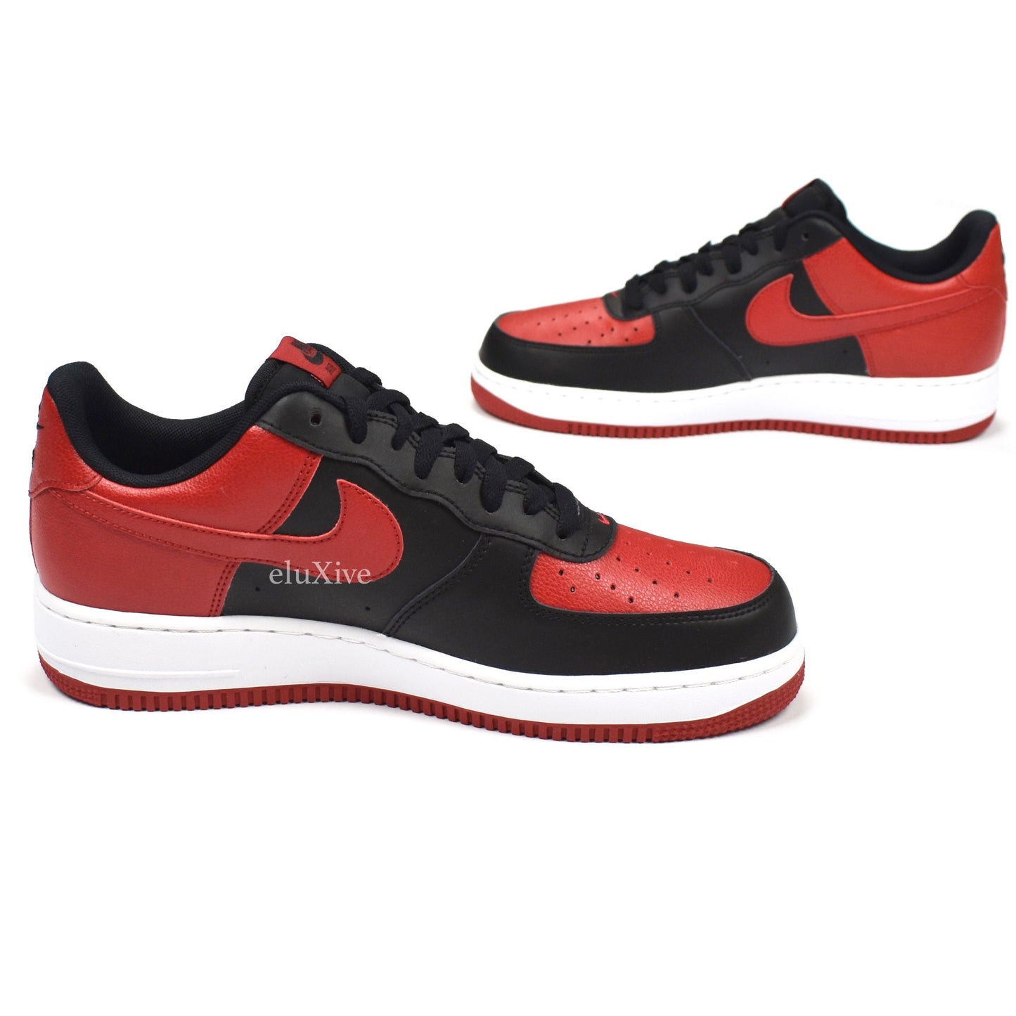 Nike - Air Force 1 Low 'Bred' (Black/Gym Red)