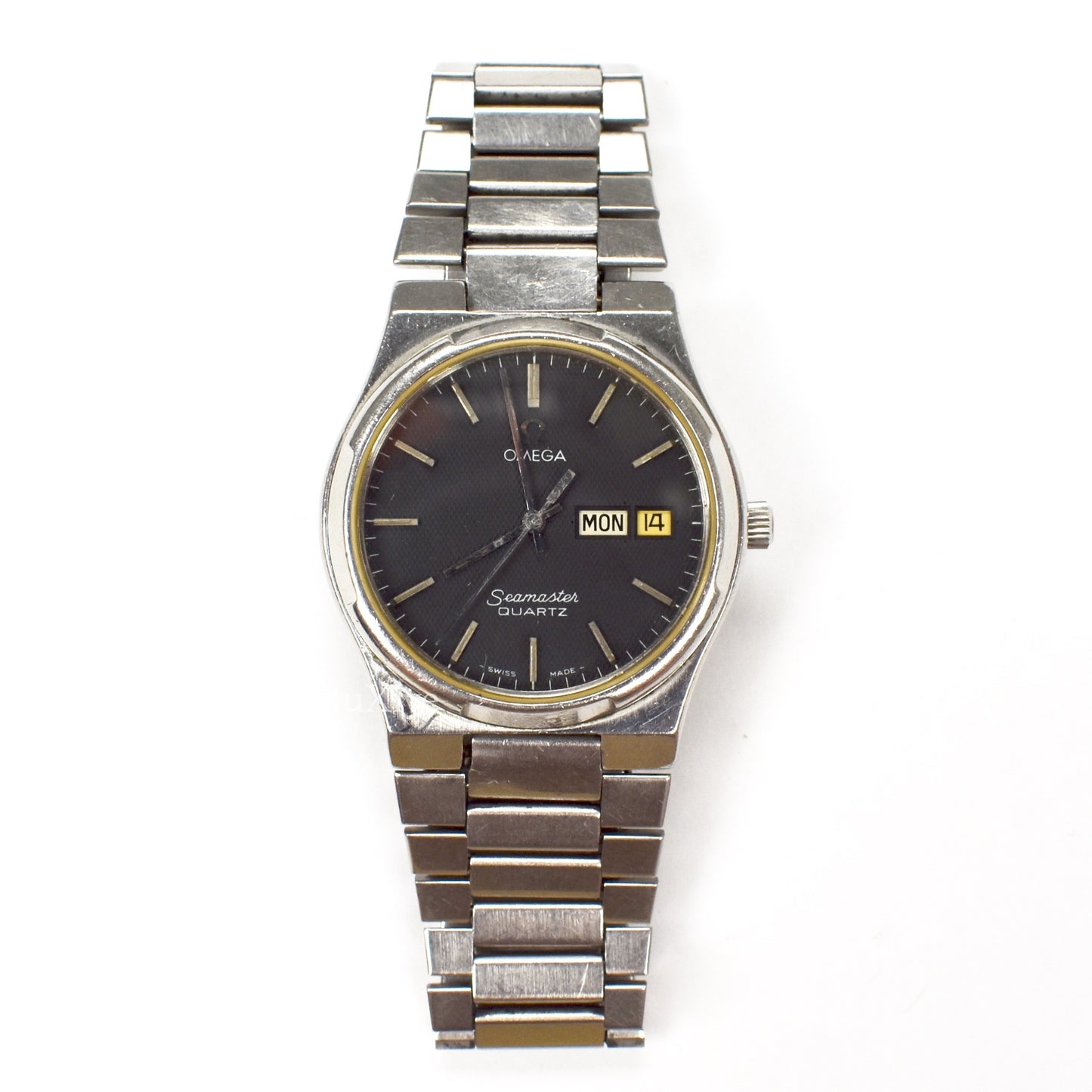 Omega - Seamaster Day Date Watch (Gray Waffle Dial)