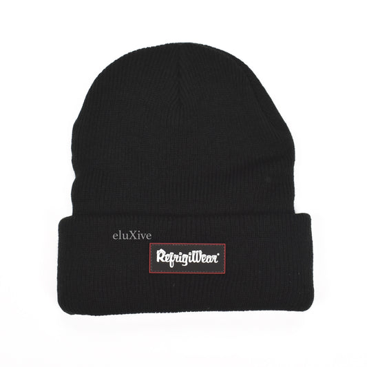 Supreme x Refrigiwear - Black Logo Patch Beanie