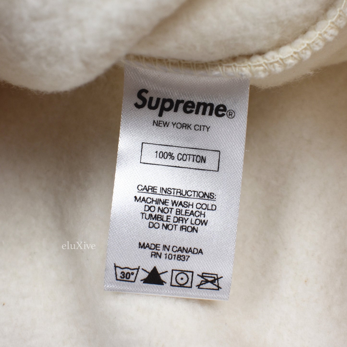 Supreme - Small Box Logo Crewneck Sweatshirt (Natural)