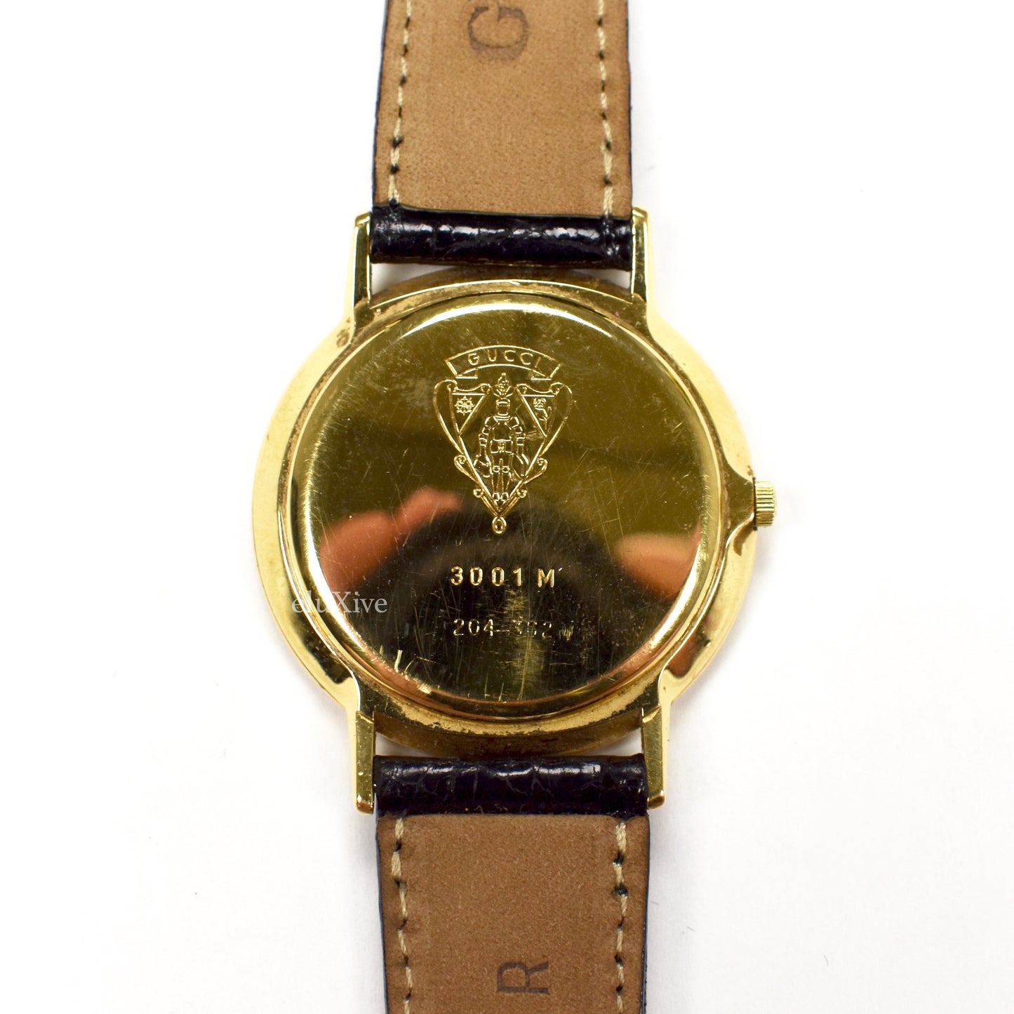 Gucci - 3001M Gold Black Dial Watch