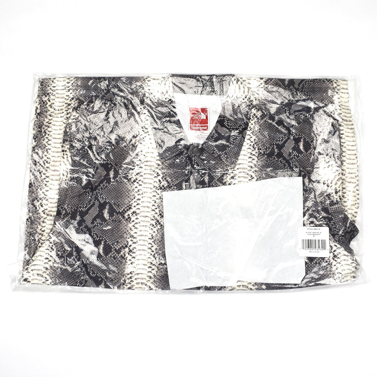 Supreme x The North Face - Snakeskin Print Coach's Jacket (Black)