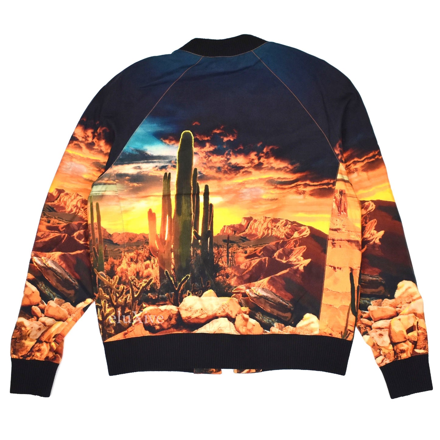 Balmain - Desert Landscape Print Bomber Jacket