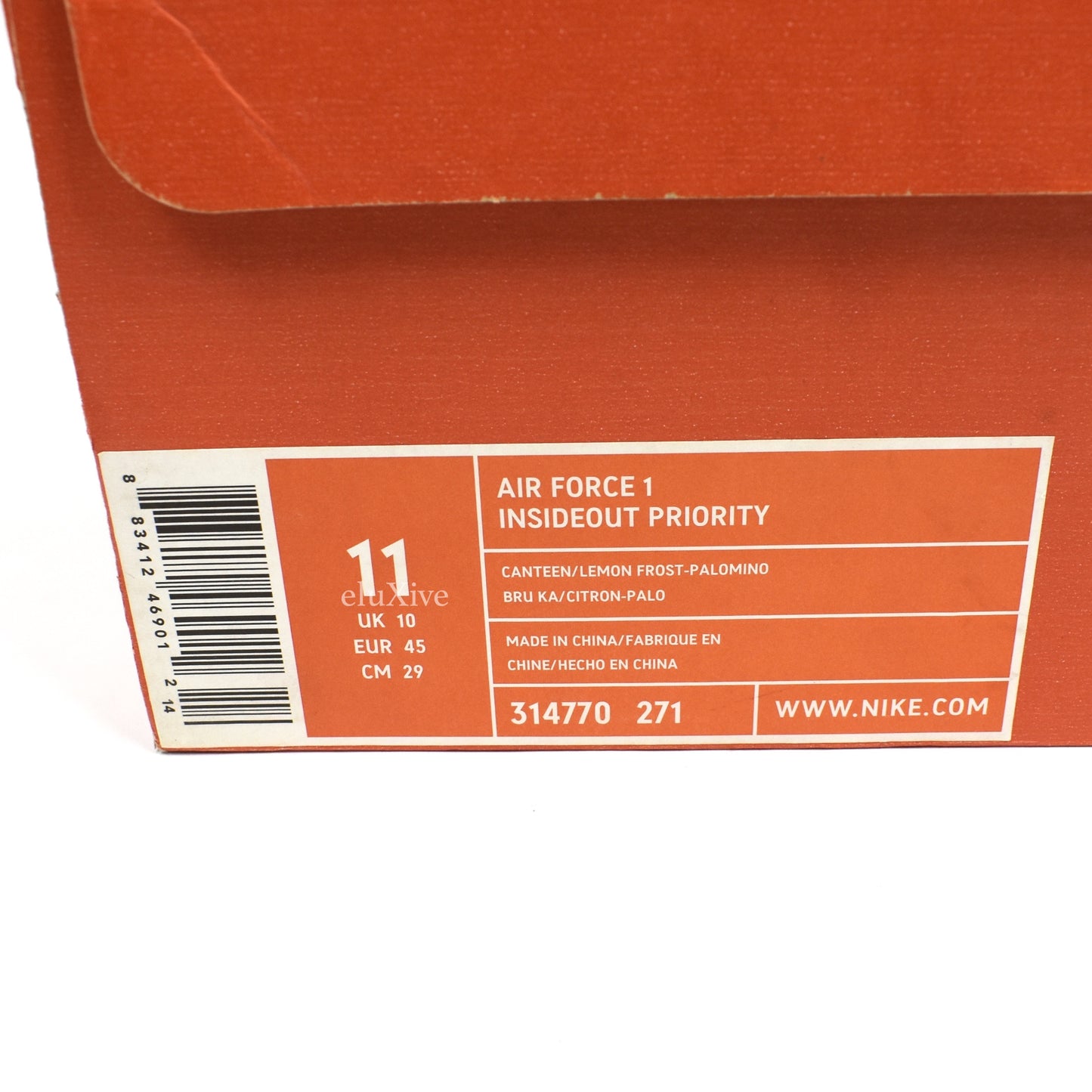 Nike x Undefeated - Air Force 1 Insideout Priority 'Canteen'