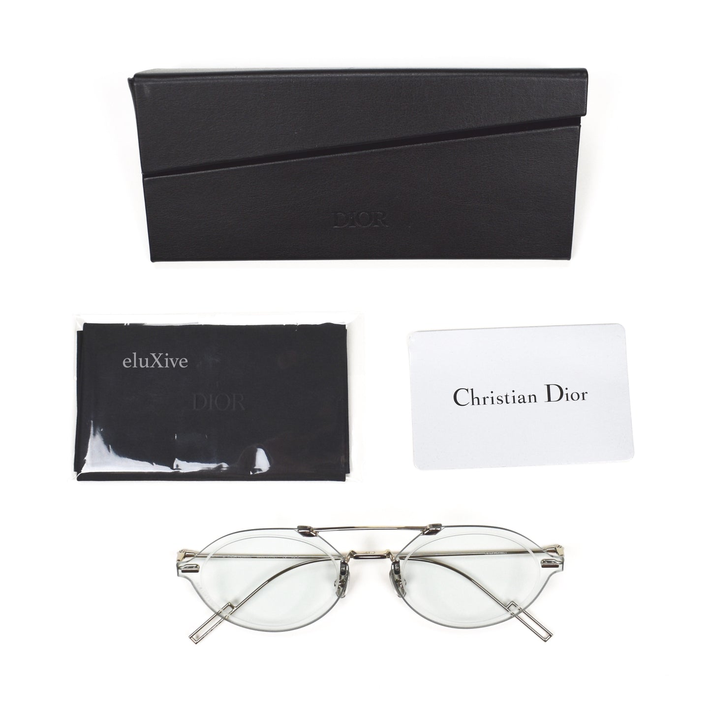 Dior - Clear Lens Chroma 3 Sunglasses