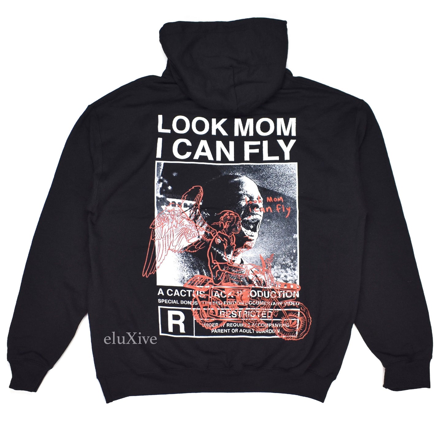 Travis Scott - Look Mom I Can Fly 'Minibike' Hoodie (Black)