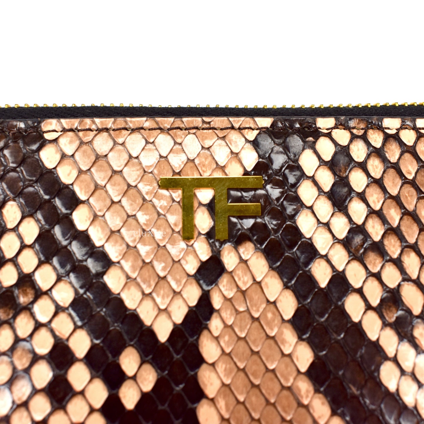 Tom Ford - Blush Exotic Python Mini Clutch