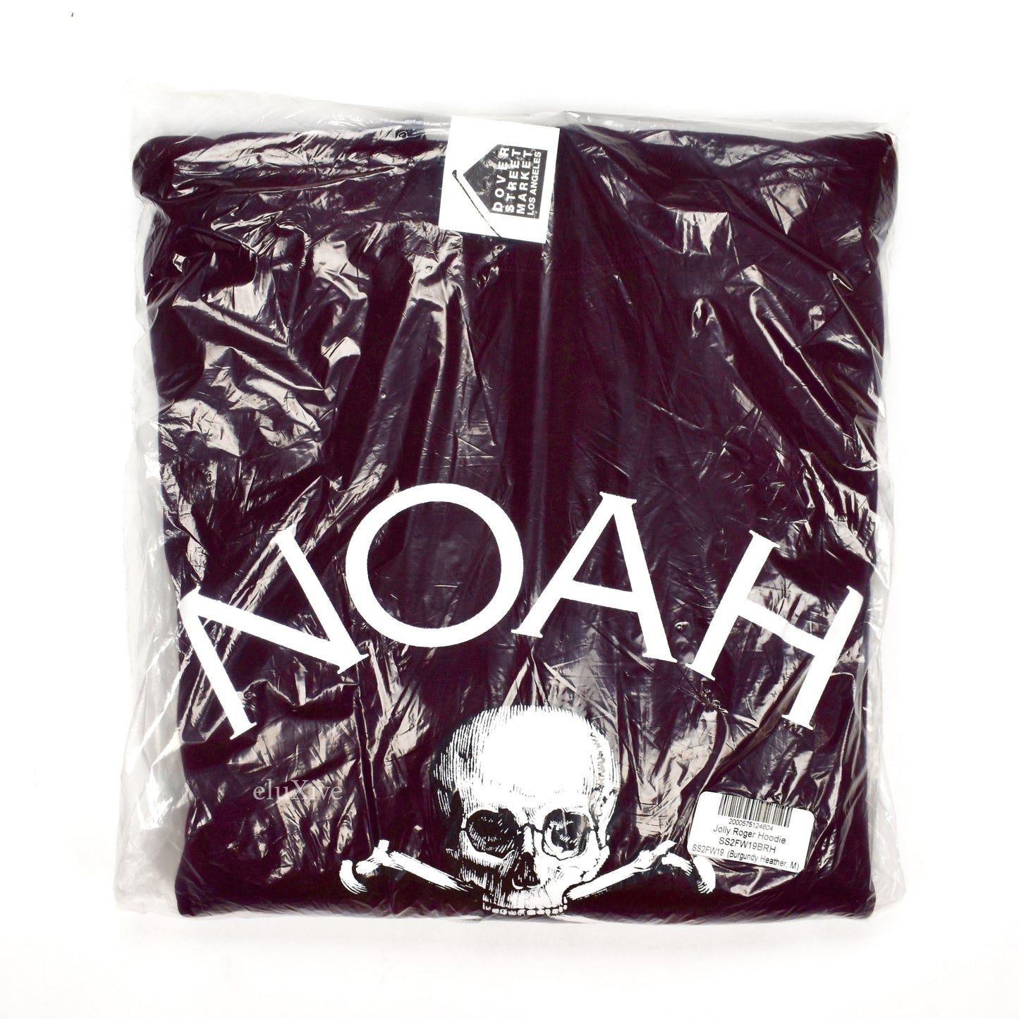 Noah - Jolly Roger Logo Hoodie (Burgundy)