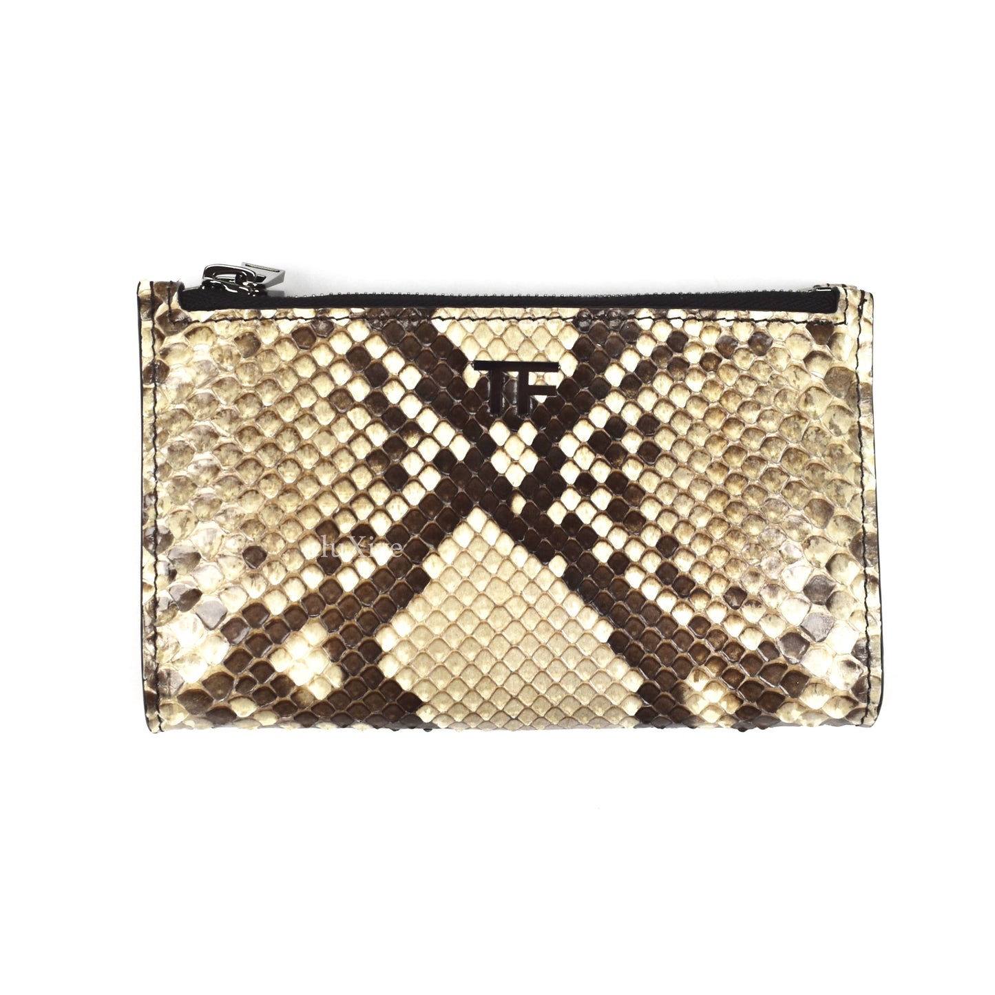 Tom Ford - Beige Exotic Python Mini Clutch