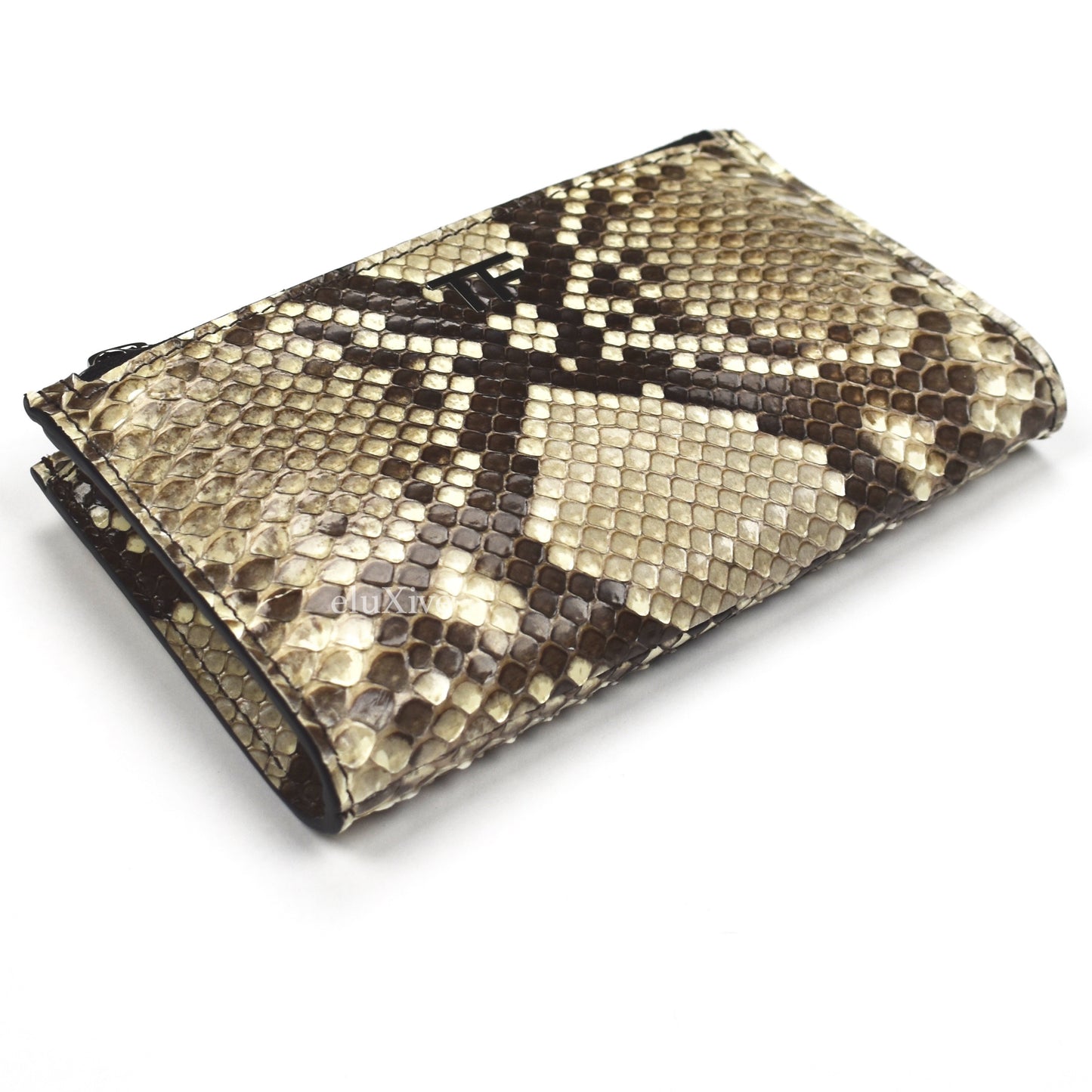 Tom Ford - Beige Exotic Python Mini Clutch