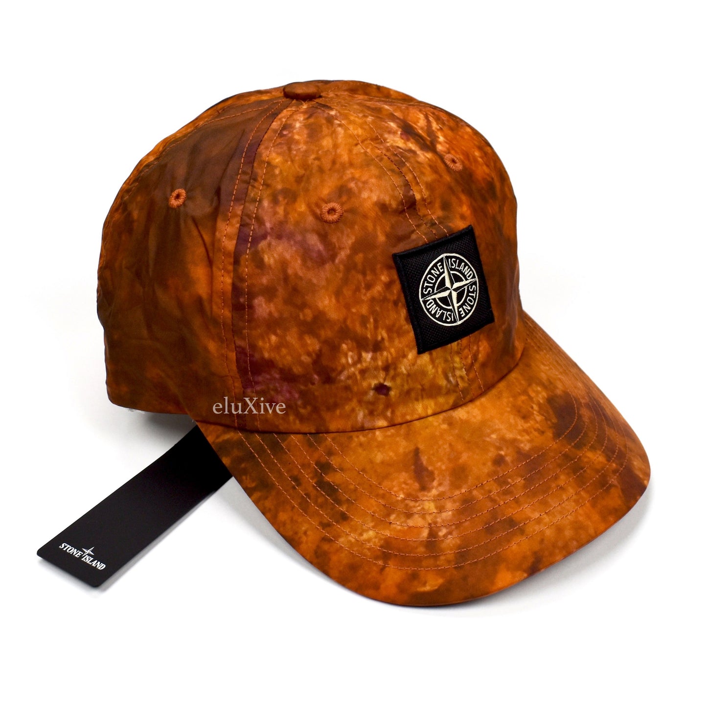 Supreme x Stone Island - Logo Patch Nylon Hat (Coral)