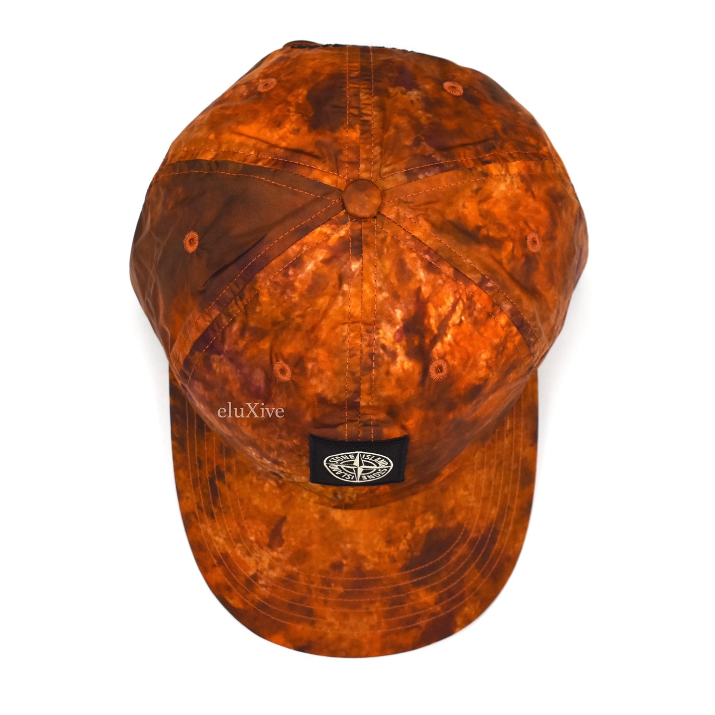 Supreme x Stone Island - Logo Patch Nylon Hat (Coral)
