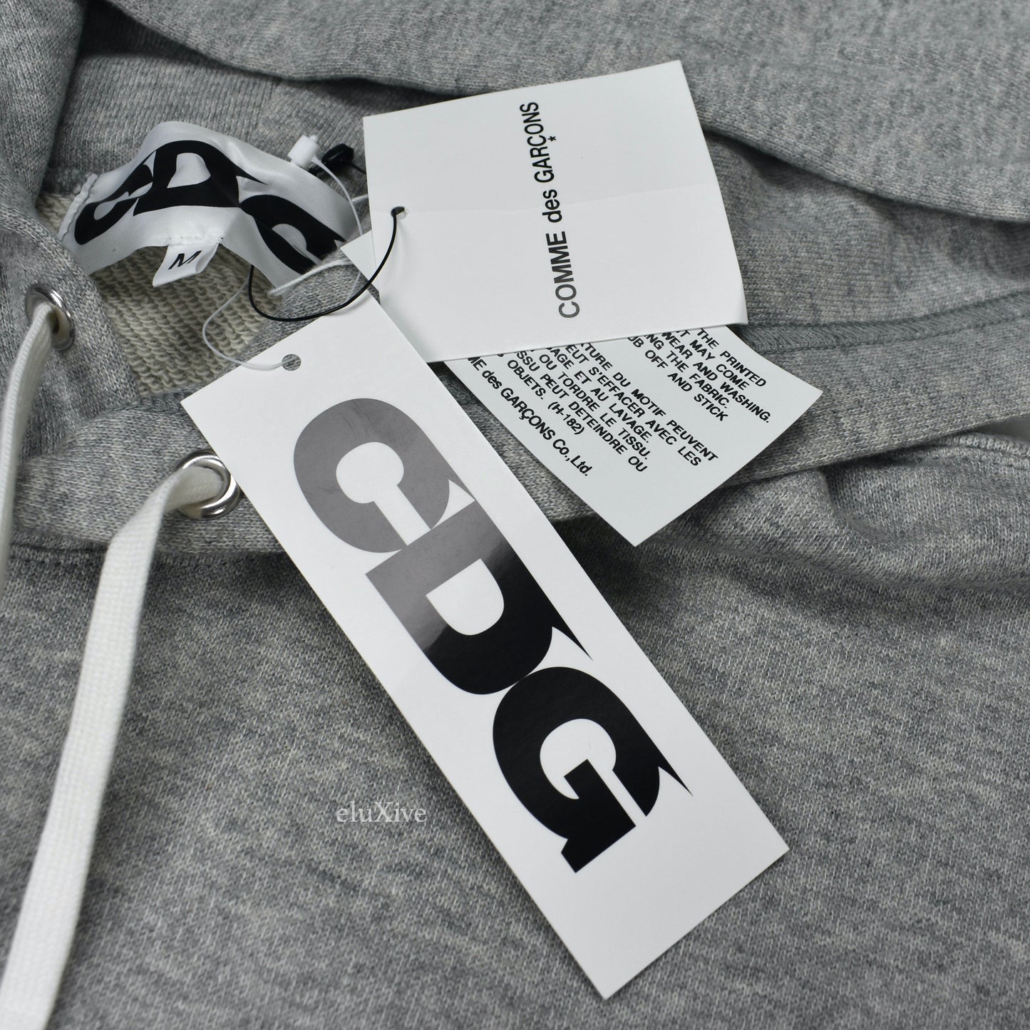 Comme des Garcons x Stussy - Surfman Logo Hoodie (Gray)
