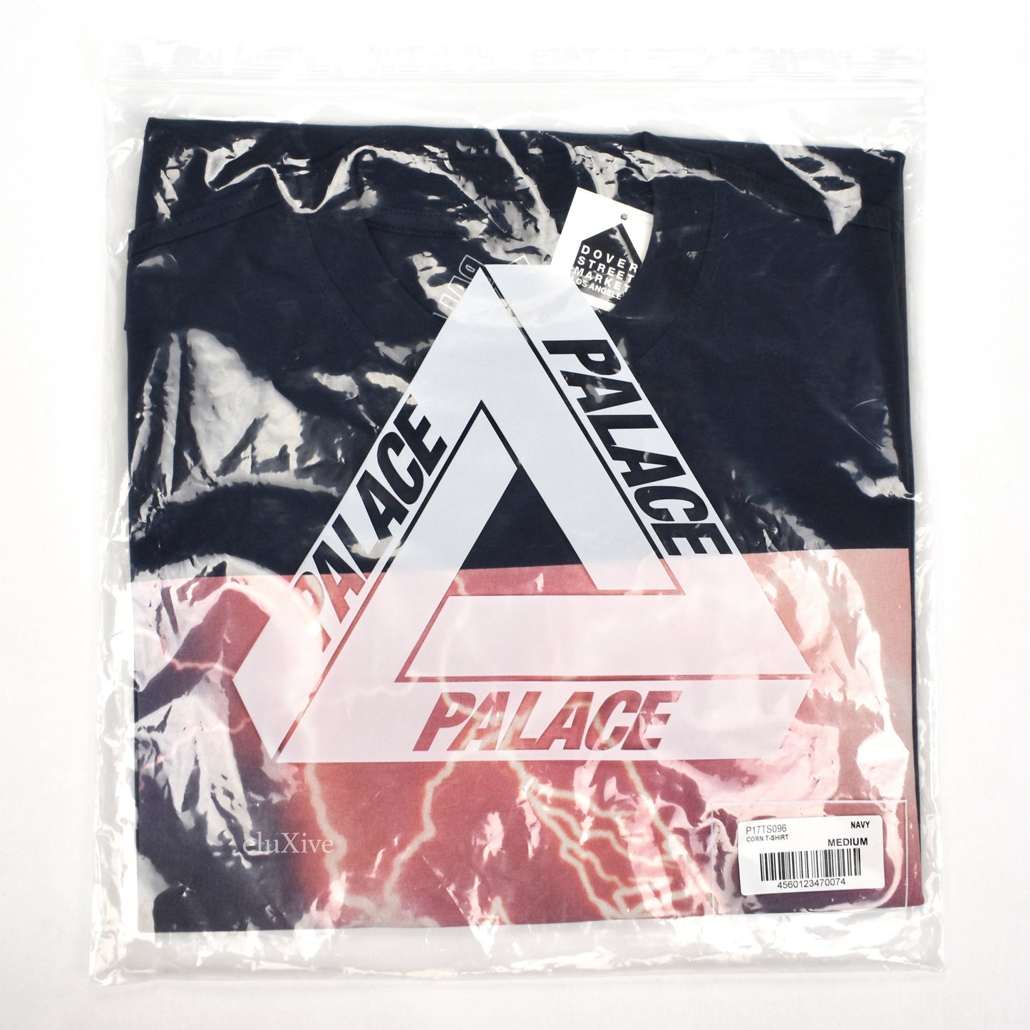 Palace - 'Corn' Lightning Tri-Ferg Logo T-Shirt (Navy)