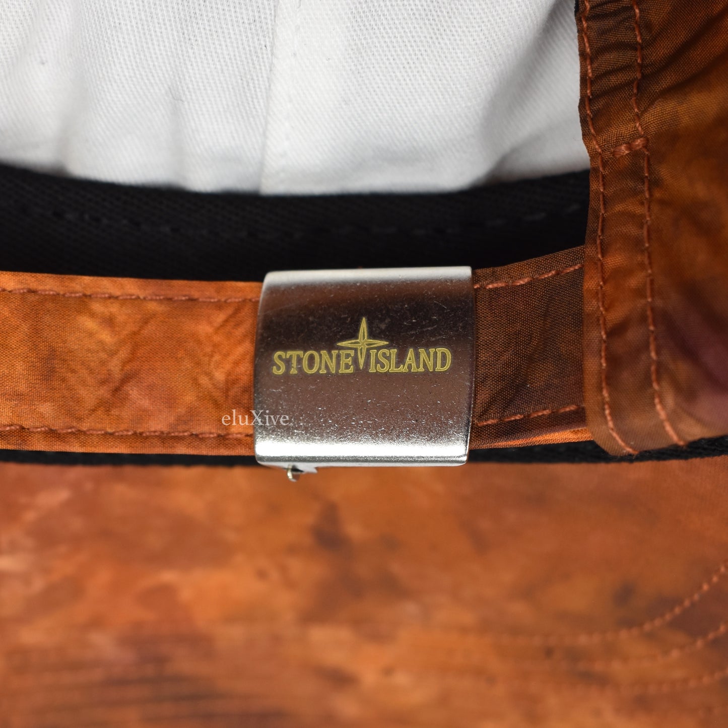 Supreme x Stone Island - Logo Patch Nylon Hat (Coral)
