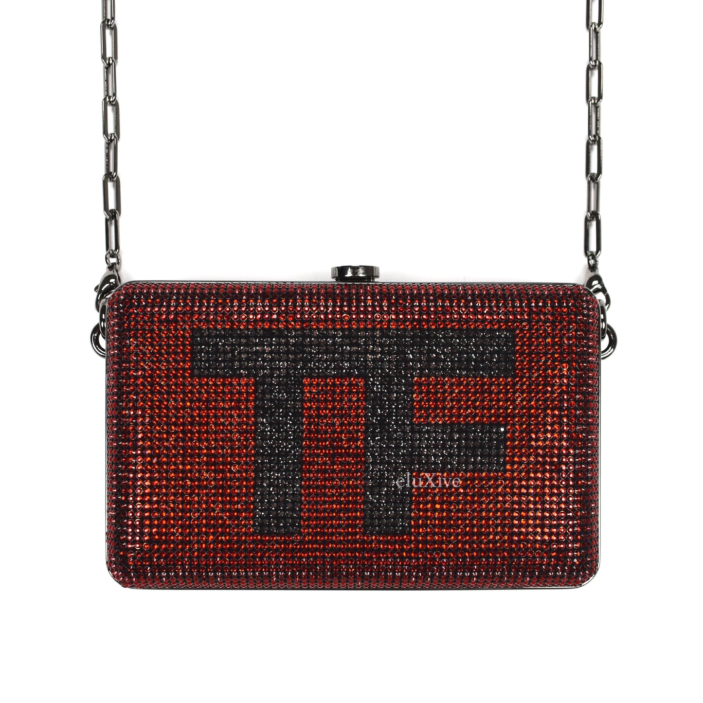 Tom Ford - Red Crystal TF Logo Clutch