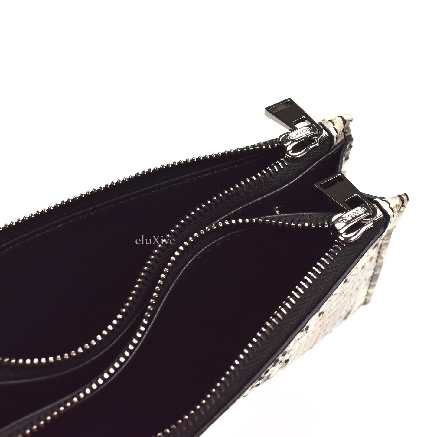 Tom Ford - Beige Exotic Python Mini Clutch