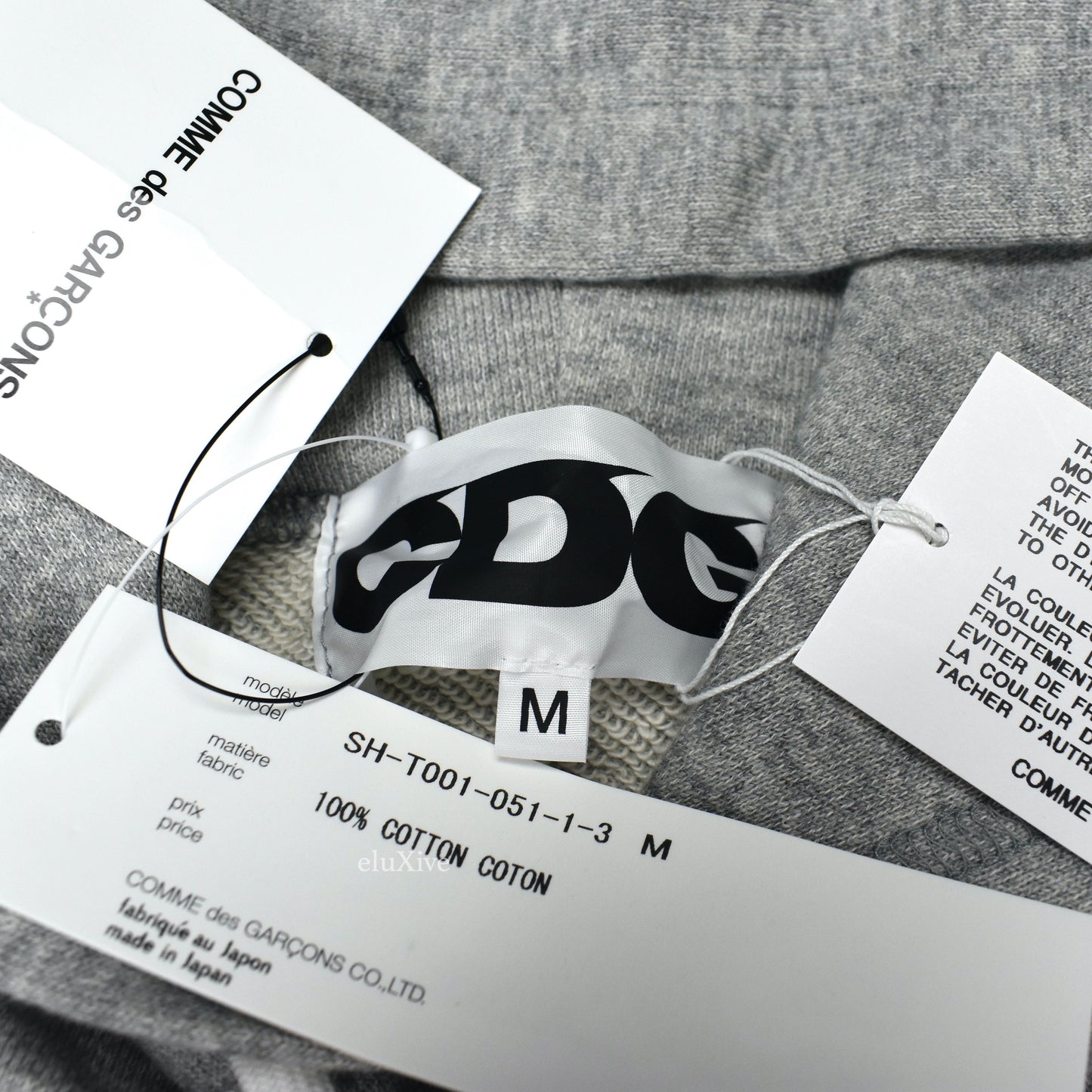 Comme des Garcons x Stussy - Surfman Logo Hoodie (Gray)