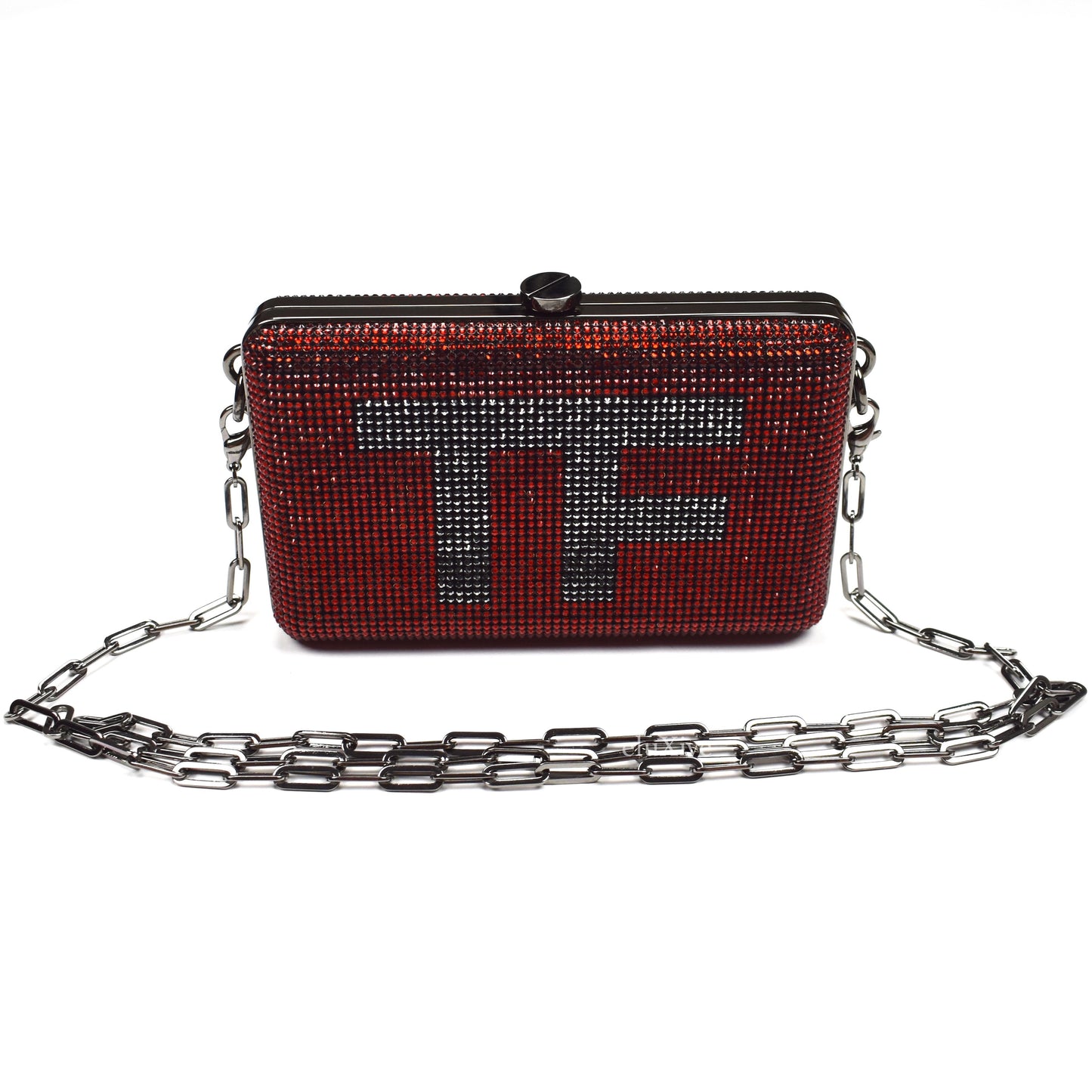 Tom Ford - Red Crystal TF Logo Clutch