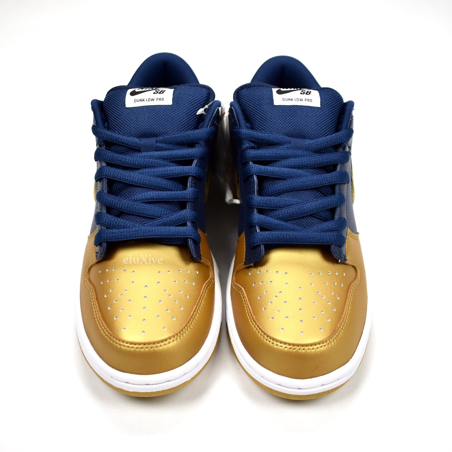 Supreme x Nike - SB Dunk Low OG QS (Navy/Gold)