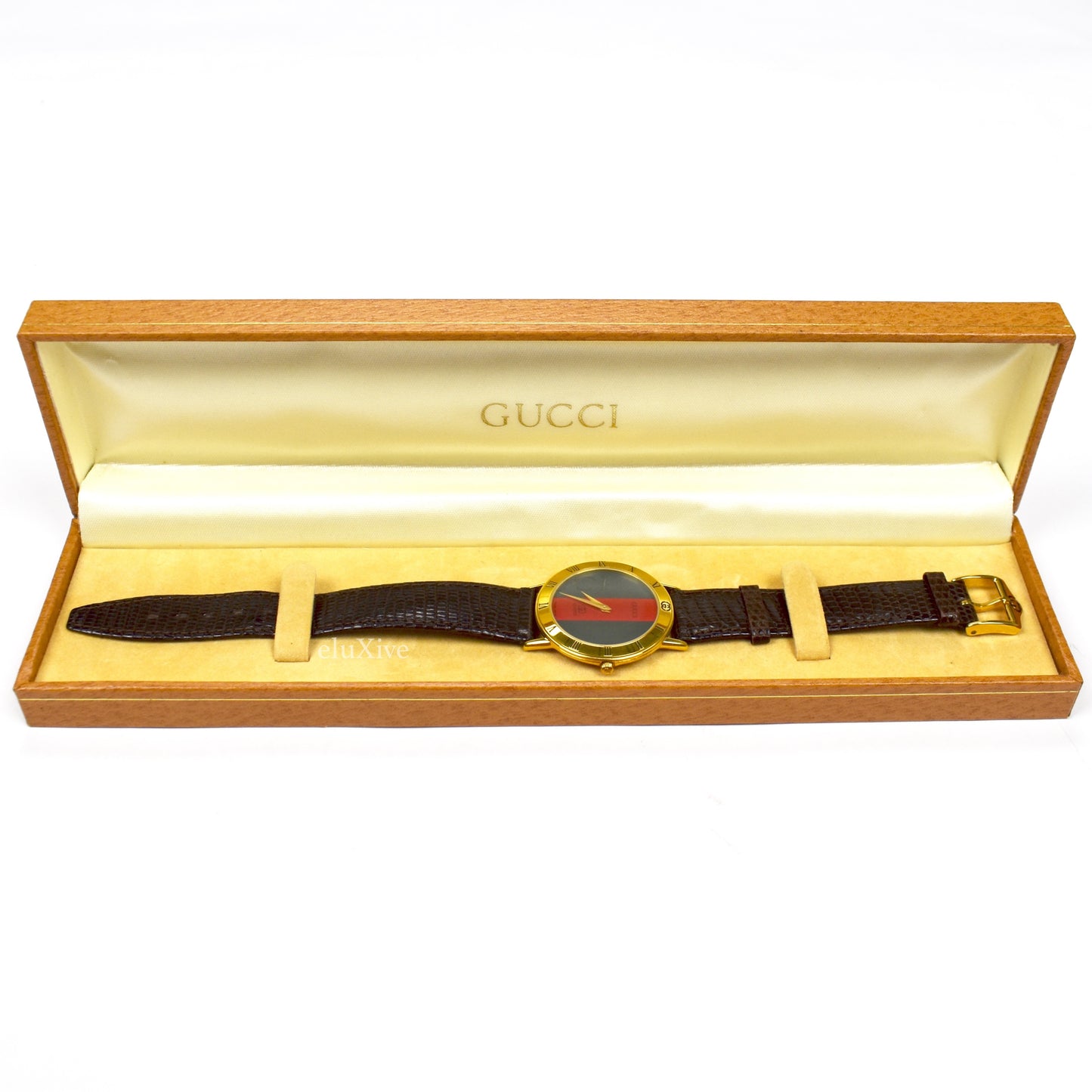 Gucci - 3000M Gold Web Stripe Watch (1987)