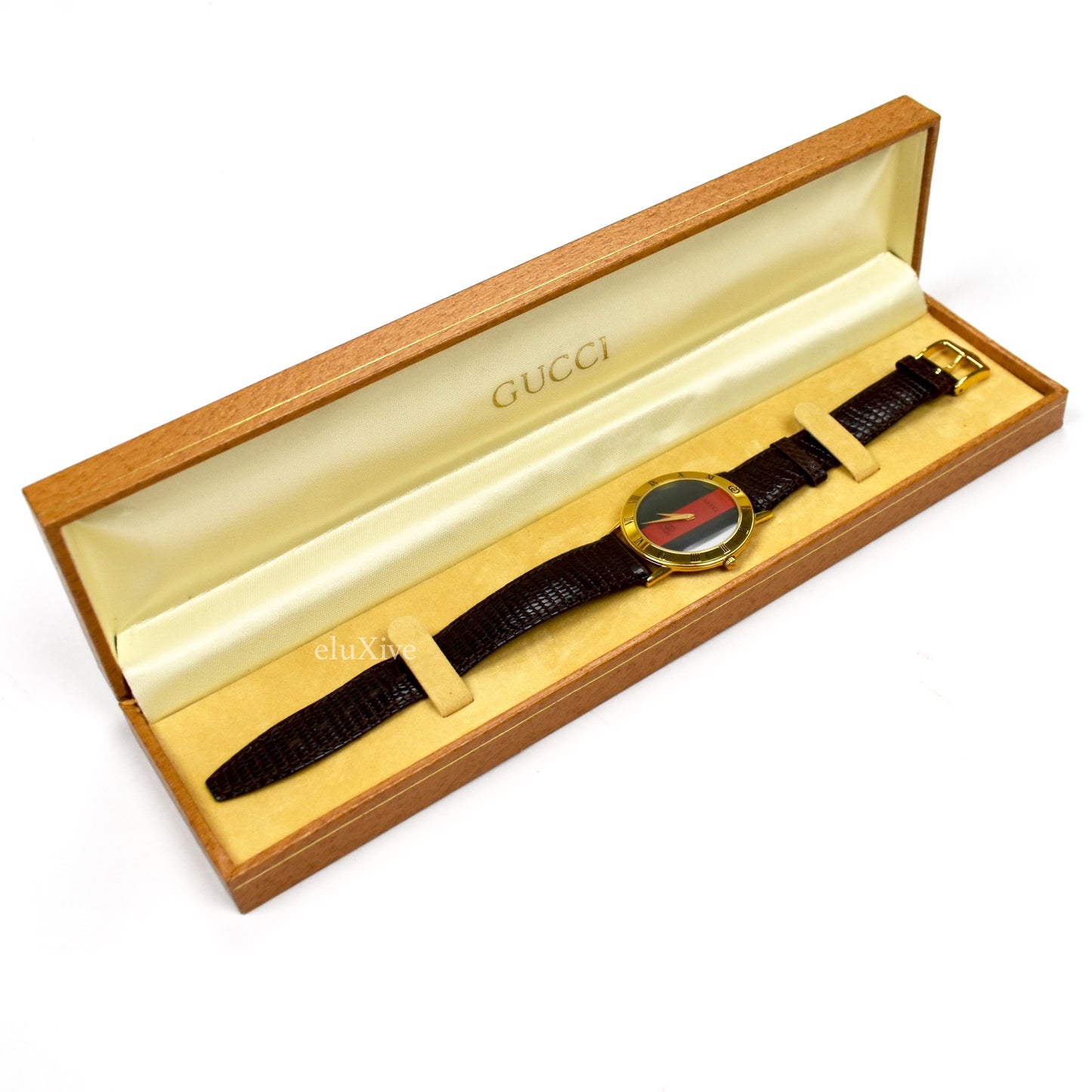 Gucci - 3000M Gold Web Stripe Watch (1987)