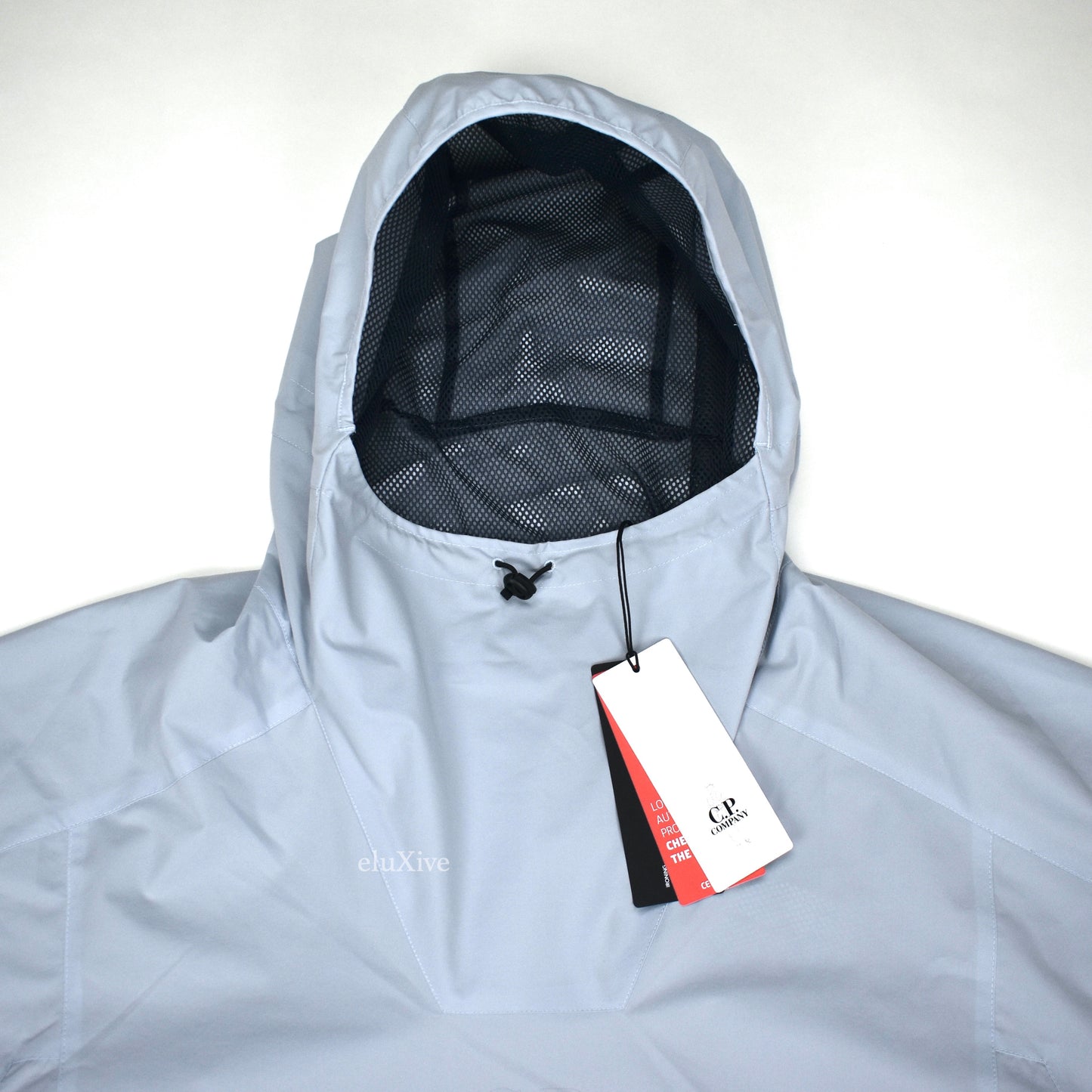 C.P. Company - Slate Blue Nylon 3/4 Sleeve Pullover Jacket