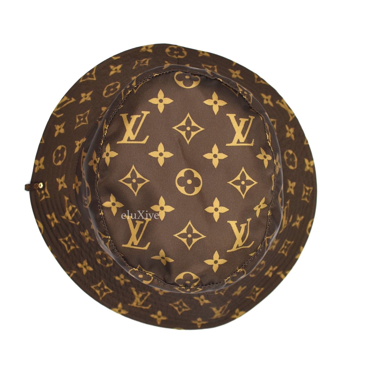 Louis Vuitton - Brown Monogram Reversible Nylon Bucket Hat