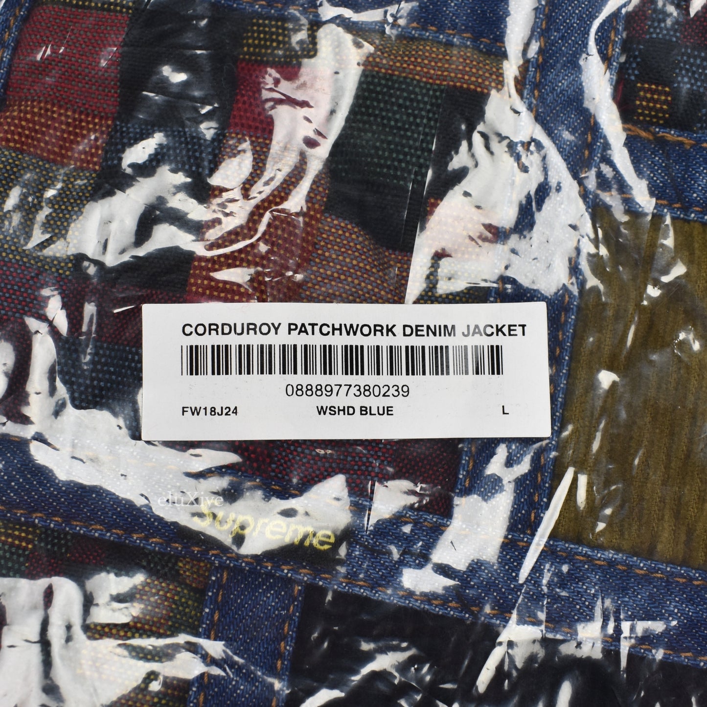 Supreme - Corduroy Patchwork Denim Jacket