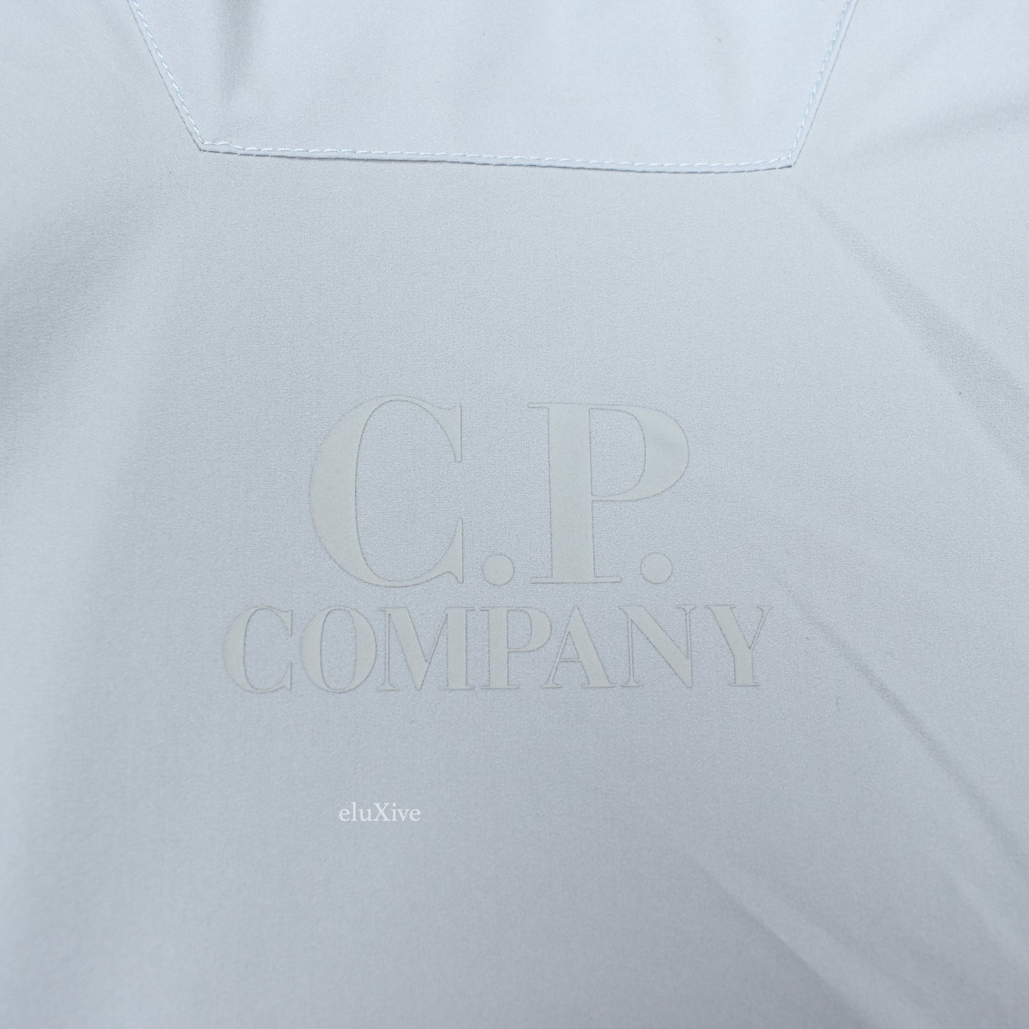 C.P. Company - Slate Blue Nylon 3/4 Sleeve Pullover Jacket