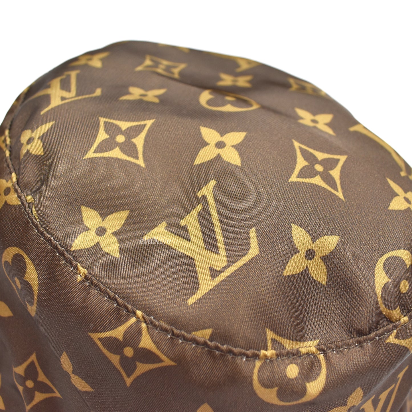 Louis Vuitton - Brown Monogram Reversible Nylon Bucket Hat