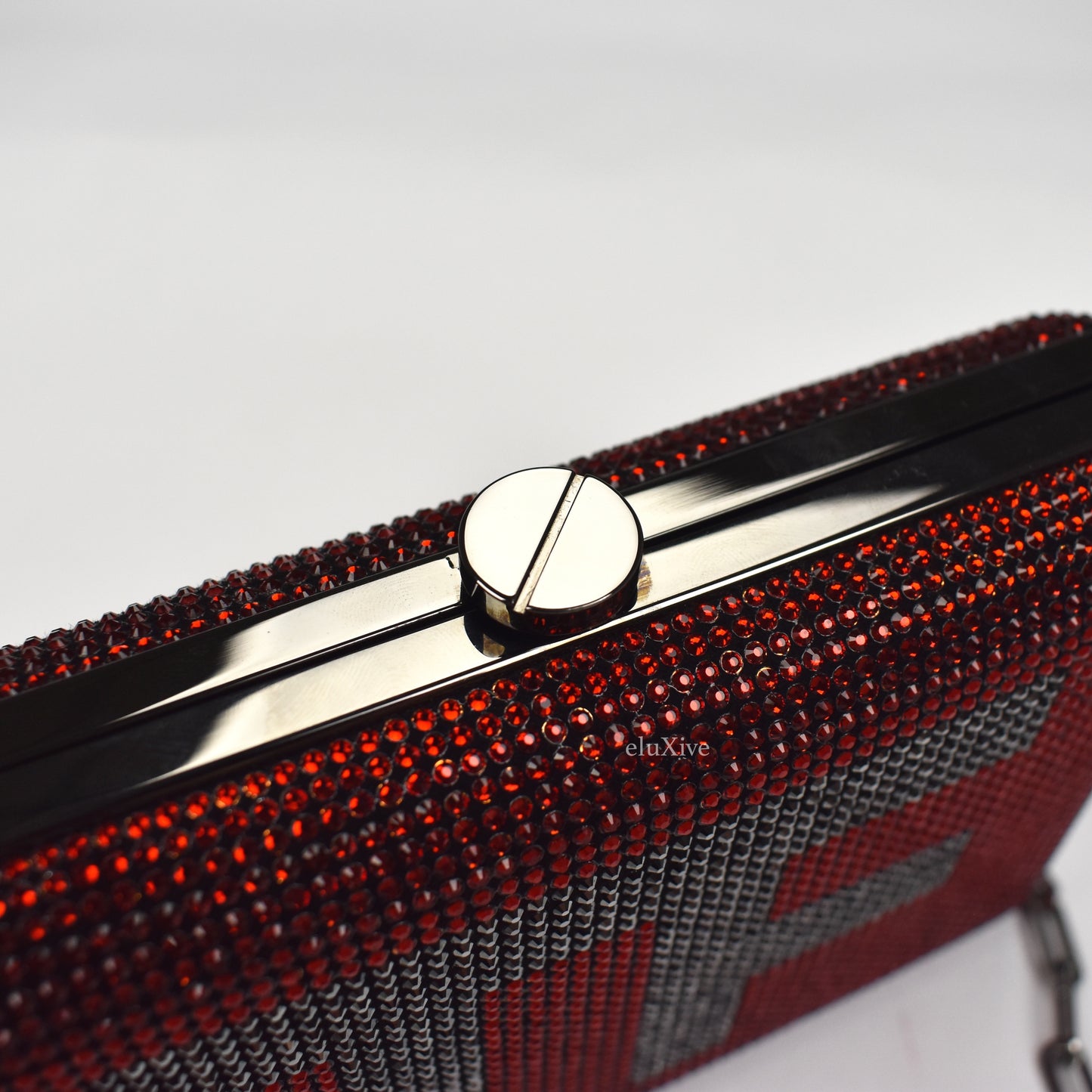 Tom Ford - Red Crystal TF Logo Clutch