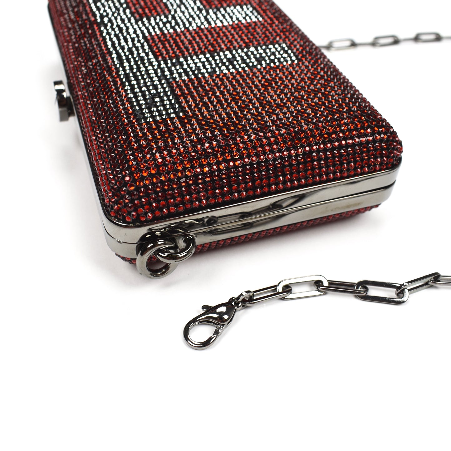 Tom Ford - Red Crystal TF Logo Clutch