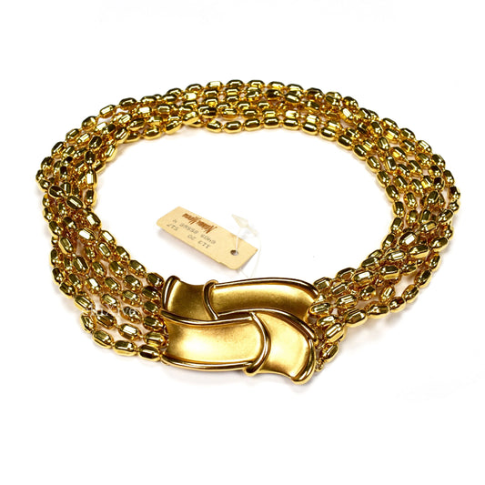Yves Saint Laurent - Gold Multi-Strand Choker Necklace