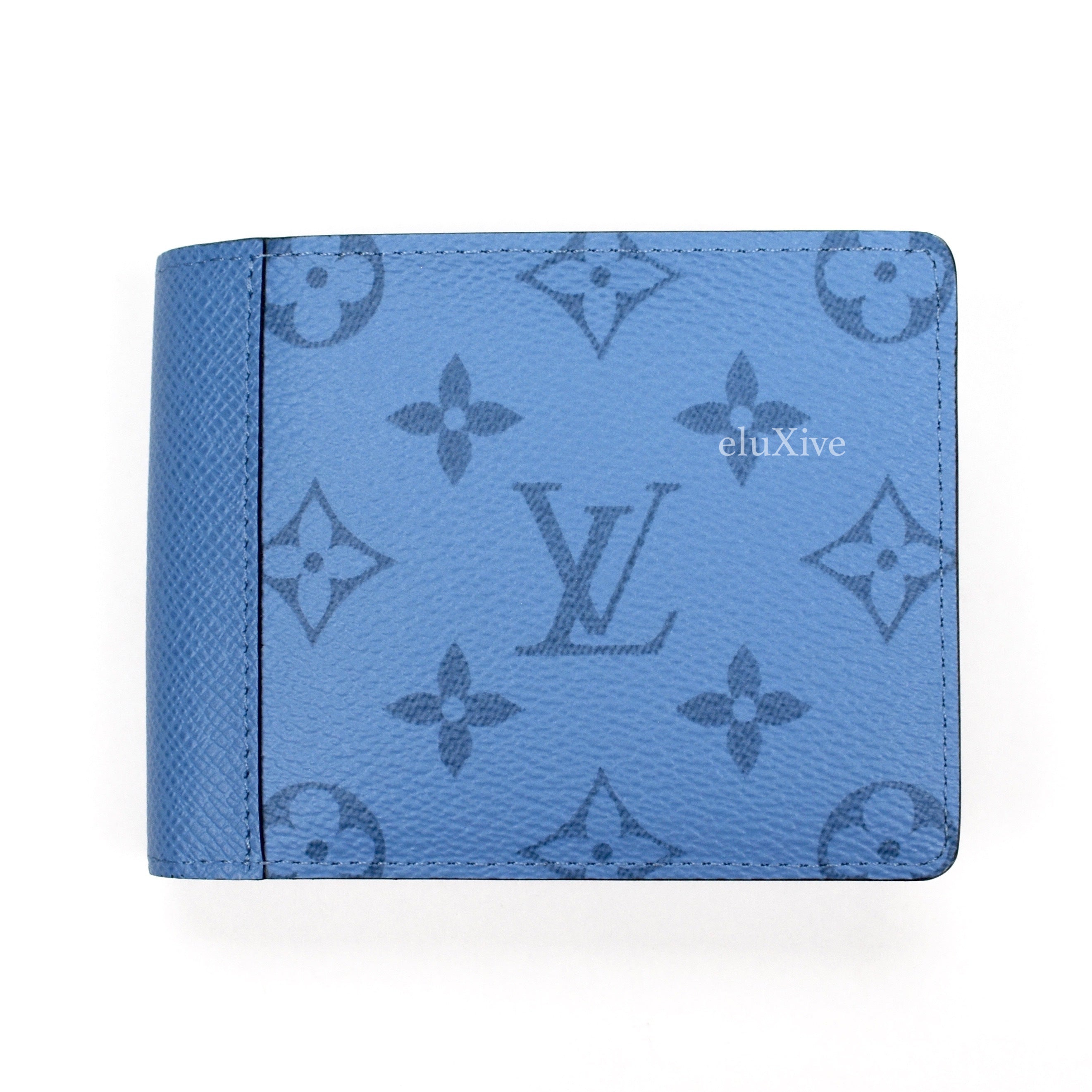 Louis Vuitton Blue Monogram Canvas Upside Down Multiple Bifold Wallet Louis  Vuitton