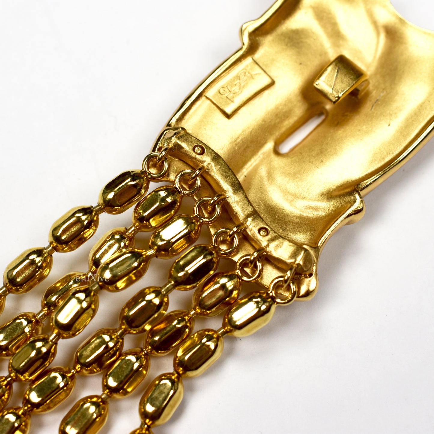 Yves Saint Laurent - Gold Multi-Strand Choker Necklace