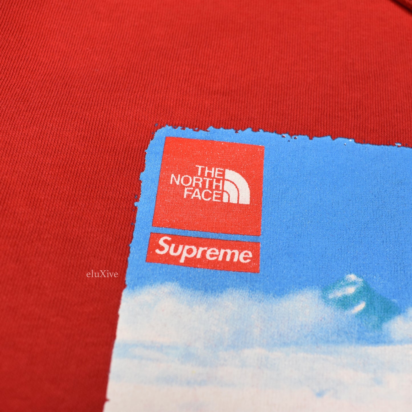 Supreme x The North Face - Red Photo Logo Hoodie